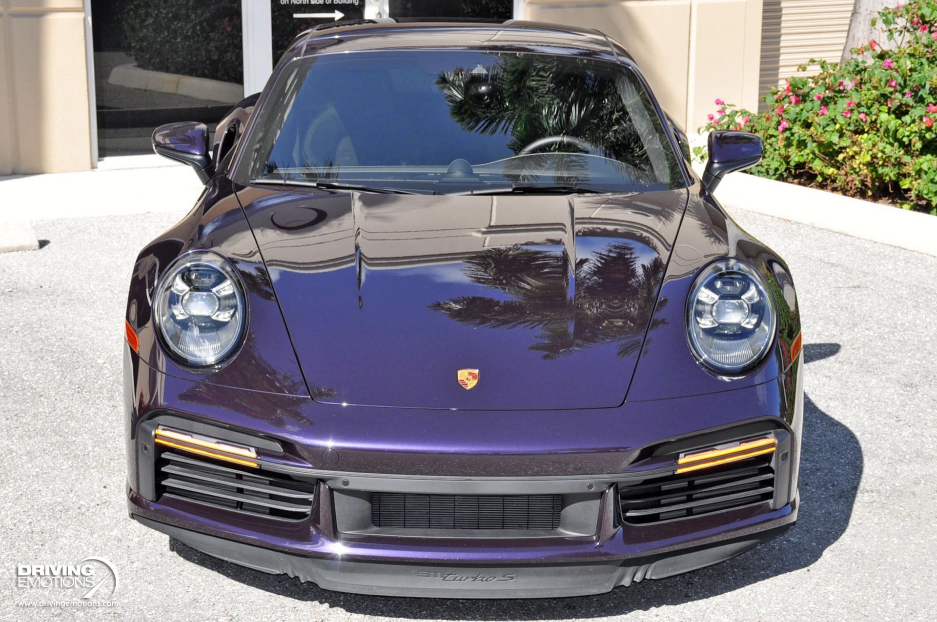 Used 2021 Porsche 911 Turbo S Coupe Turbo S PAINT TO SAMPLE VIOLA! SPORT EXHAUST! LOADED!! | St. Petersburg, FL