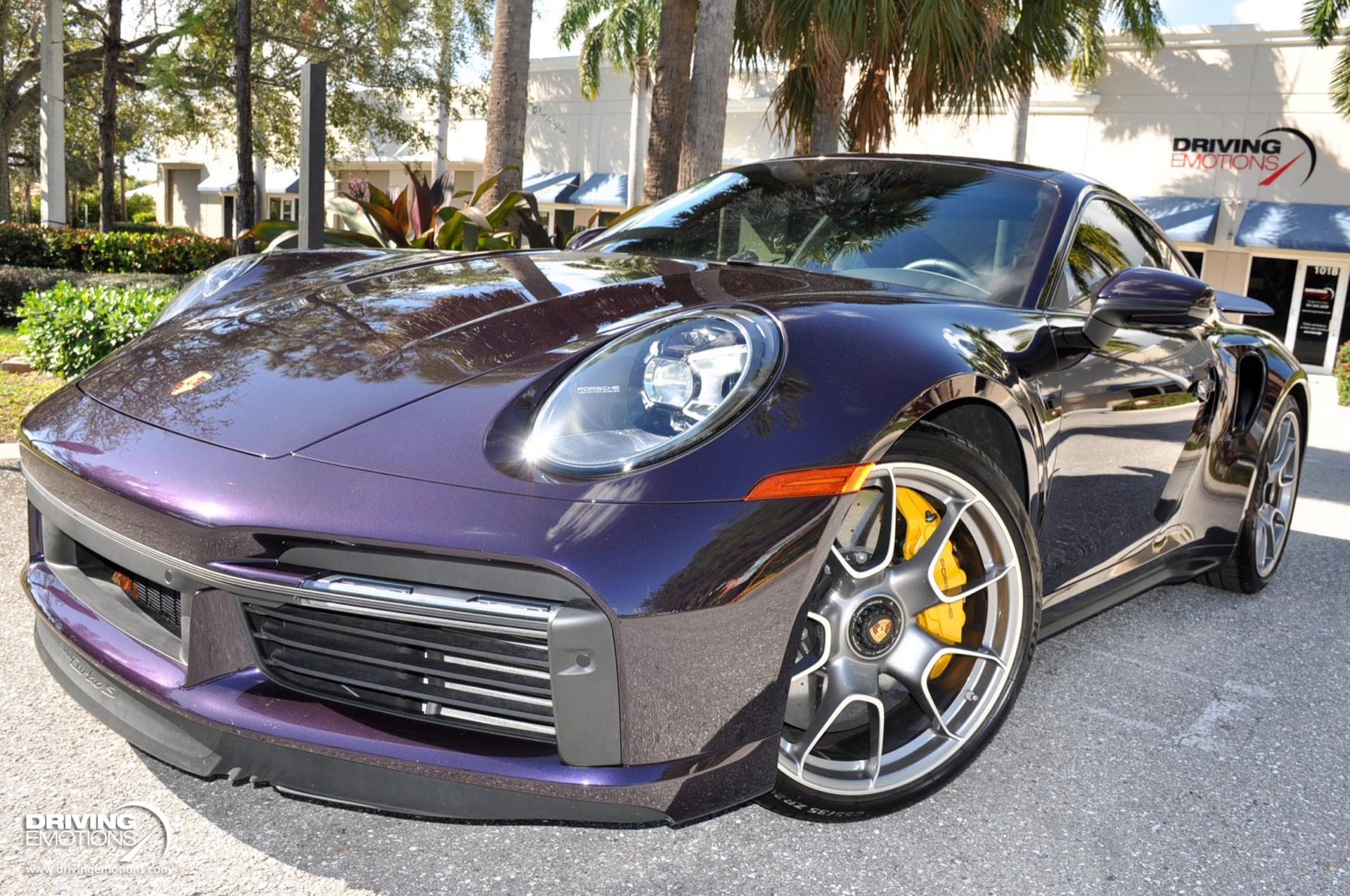 Used 2021 Porsche 911 Turbo S Coupe Turbo S PAINT TO SAMPLE VIOLA! SPORT EXHAUST! LOADED!! | St. Petersburg, FL