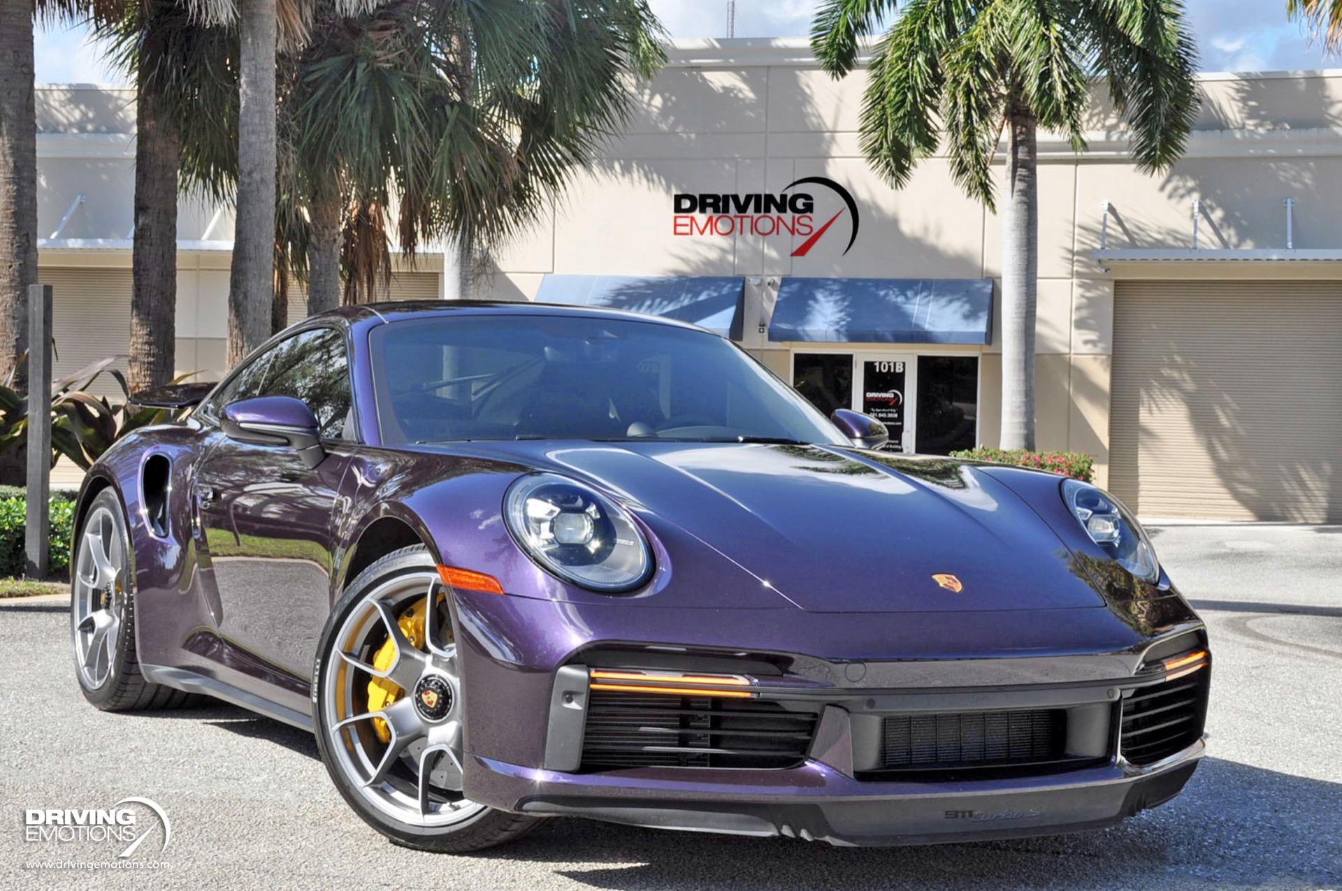 Used 2021 Porsche 911 Turbo S Coupe Turbo S PAINT TO SAMPLE VIOLA! SPORT EXHAUST! LOADED!! | St. Petersburg, FL