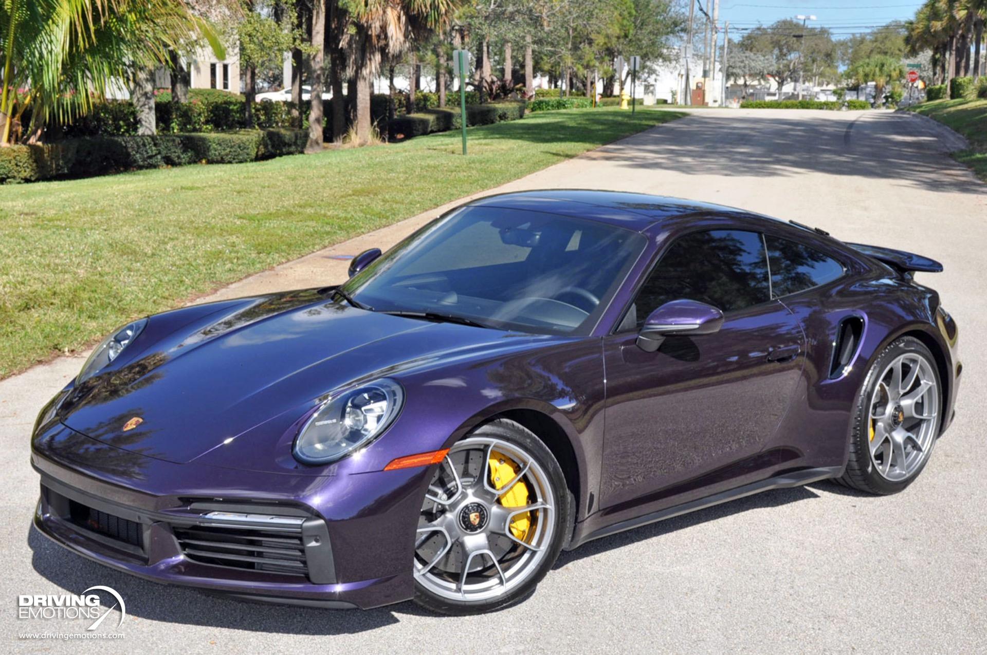 Used 2021 Porsche 911 Turbo S Coupe Turbo S PAINT TO SAMPLE VIOLA! SPORT EXHAUST! LOADED!! | St. Petersburg, FL