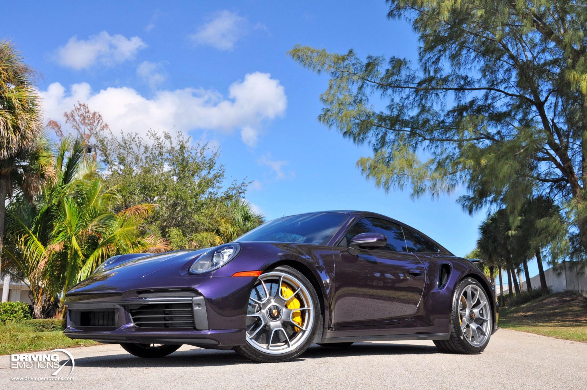 Used 2021 Porsche 911 Turbo S Coupe Turbo S PAINT TO SAMPLE VIOLA! SPORT EXHAUST! LOADED!! | St. Petersburg, FL
