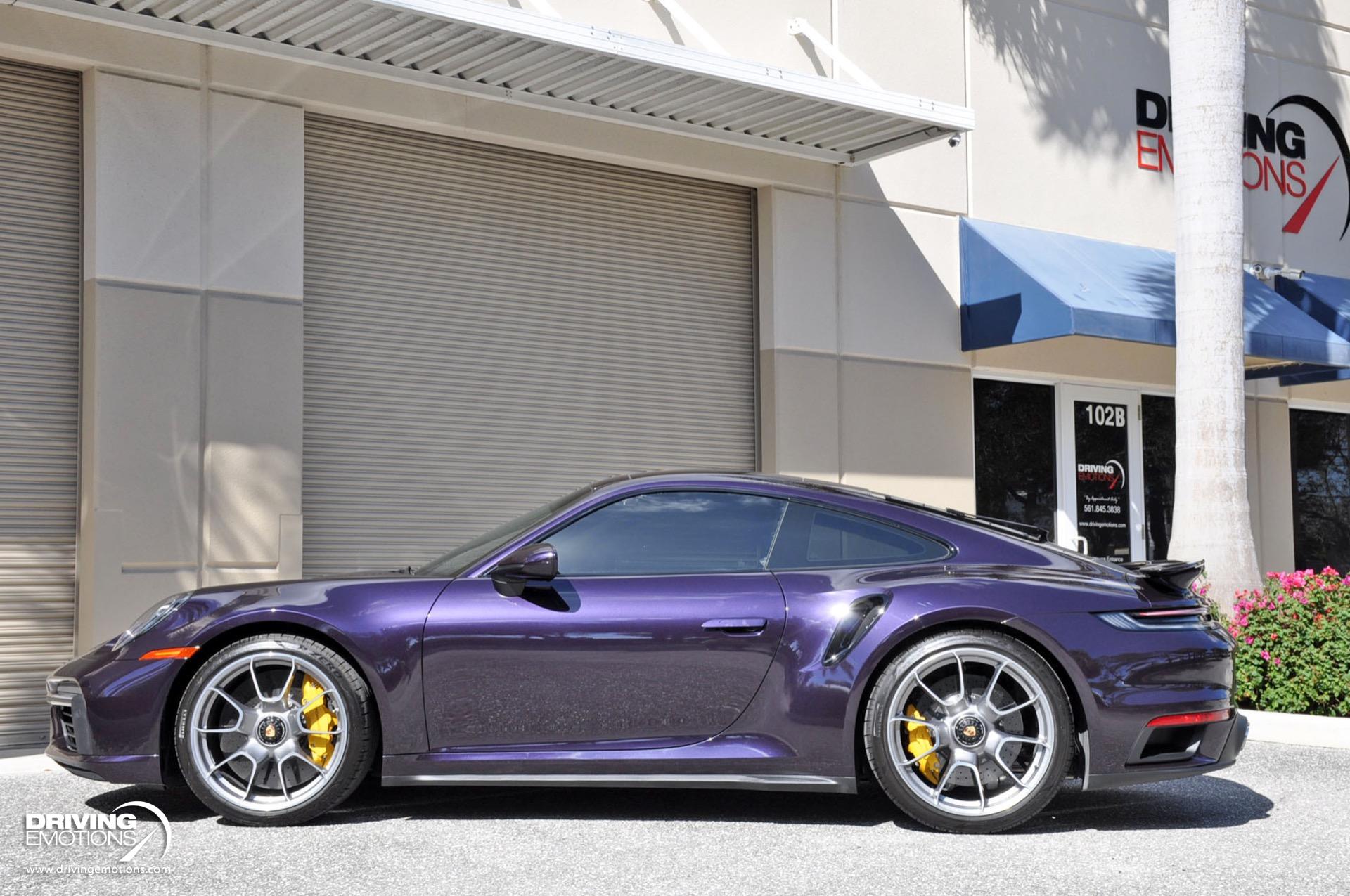 Used 2021 Porsche 911 Turbo S Coupe Turbo S PAINT TO SAMPLE VIOLA! SPORT EXHAUST! LOADED!! | St. Petersburg, FL