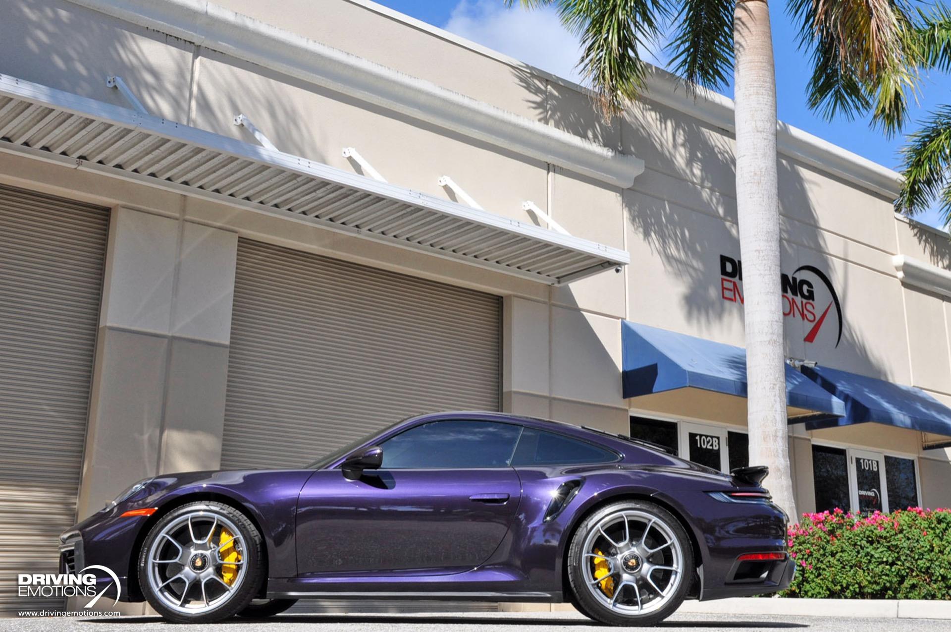 Used 2021 Porsche 911 Turbo S Coupe Turbo S PAINT TO SAMPLE VIOLA! SPORT EXHAUST! LOADED!! | St. Petersburg, FL