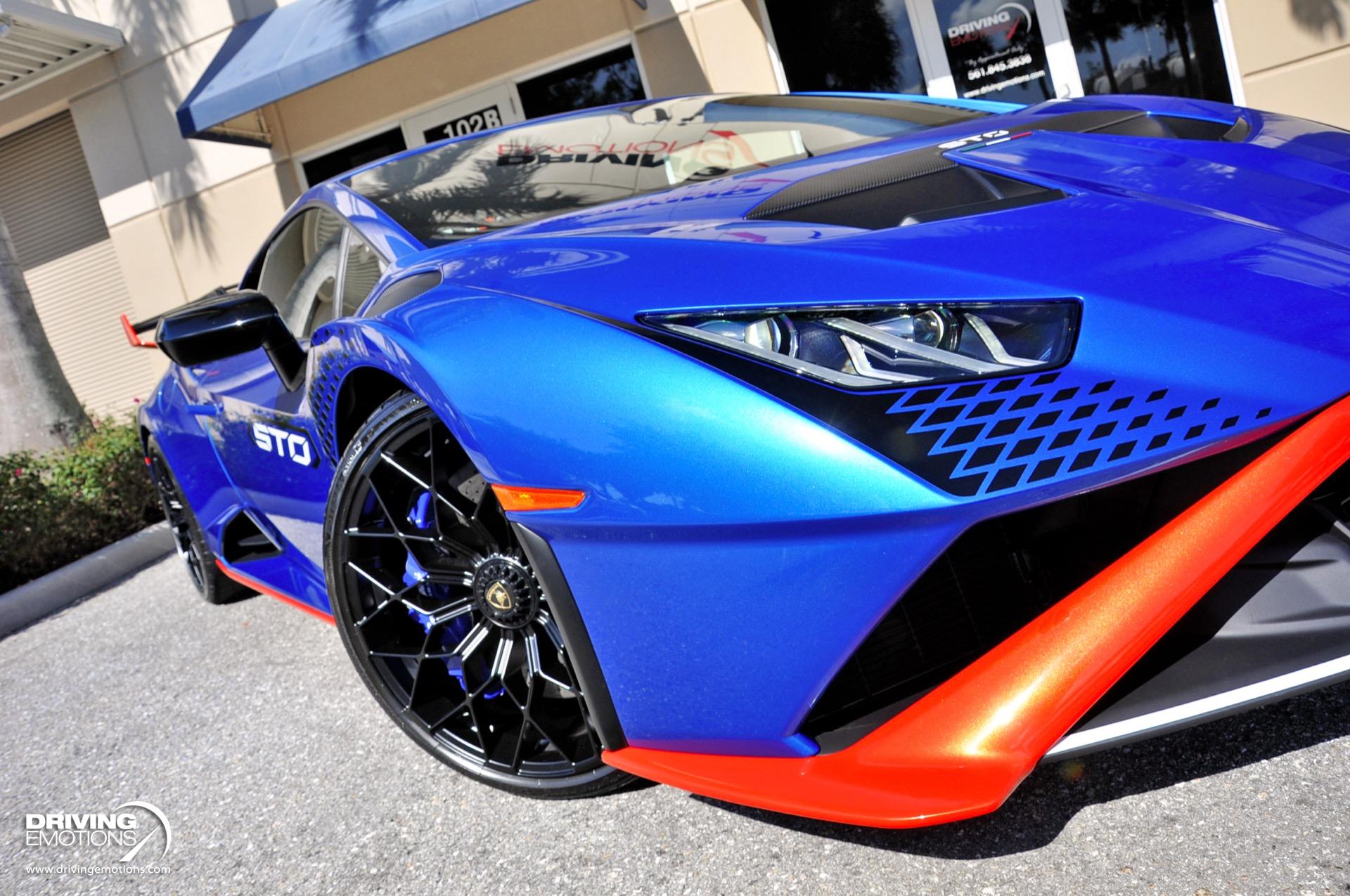 Used 2022 Lamborghini Huracan STO BLUE ELEOS! CARBON FIBER TRIM! FRONT LIFT! RARE!! | St. Petersburg, FL