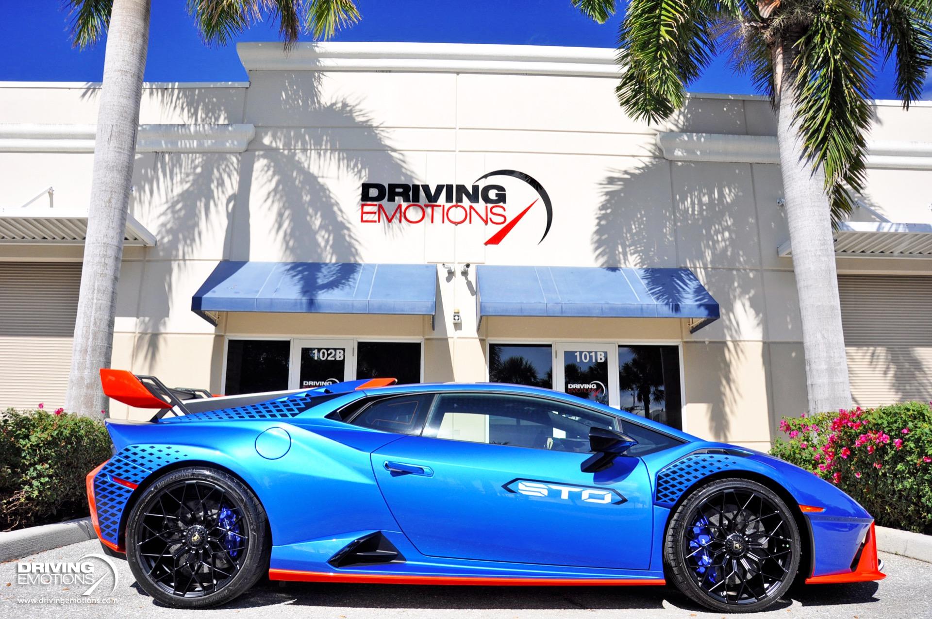 Used 2022 Lamborghini Huracan STO BLUE ELEOS! CARBON FIBER TRIM! FRONT LIFT! RARE!! | St. Petersburg, FL