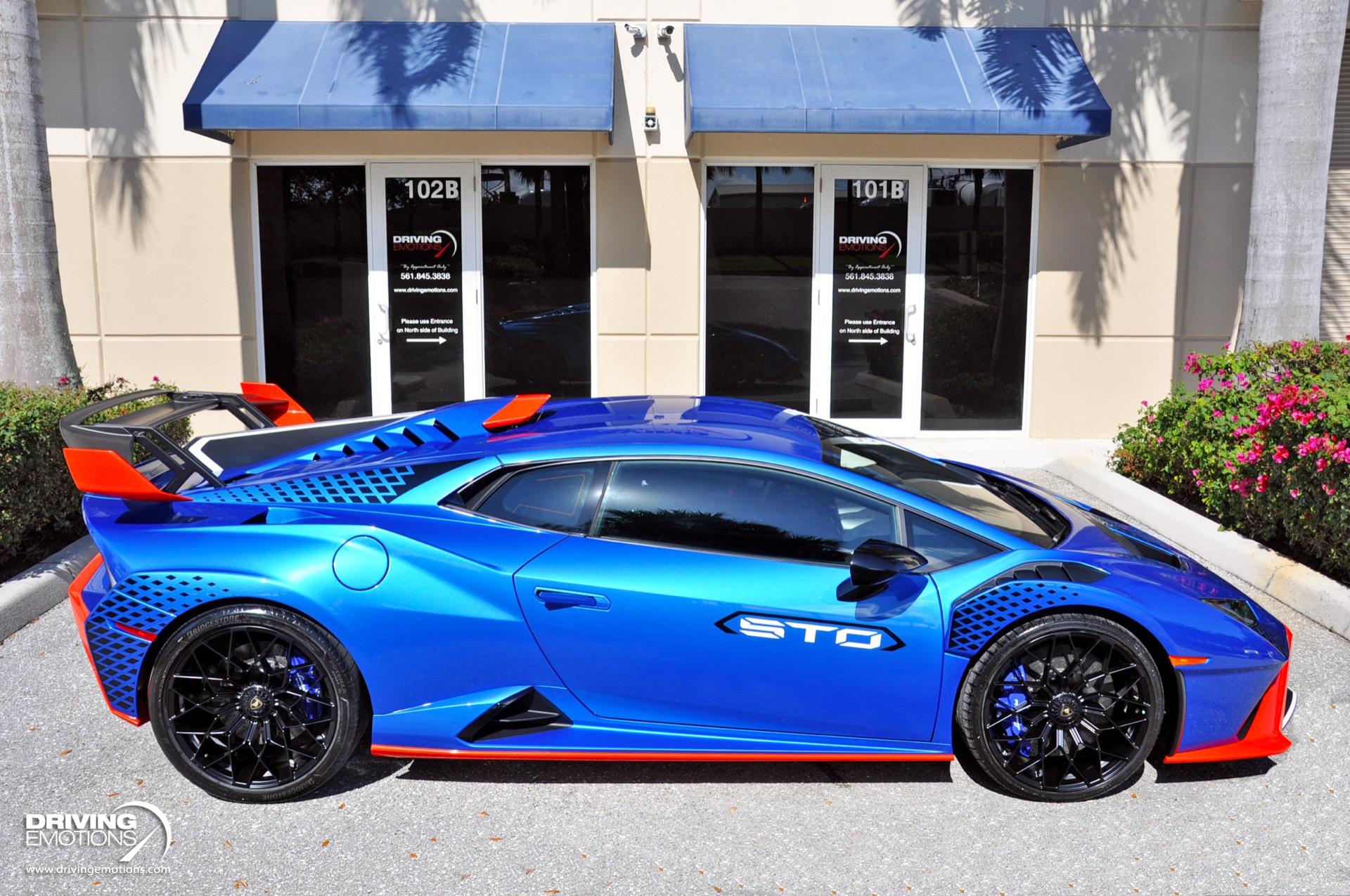 Used 2022 Lamborghini Huracan STO BLUE ELEOS! CARBON FIBER TRIM! FRONT LIFT! RARE!! | St. Petersburg, FL