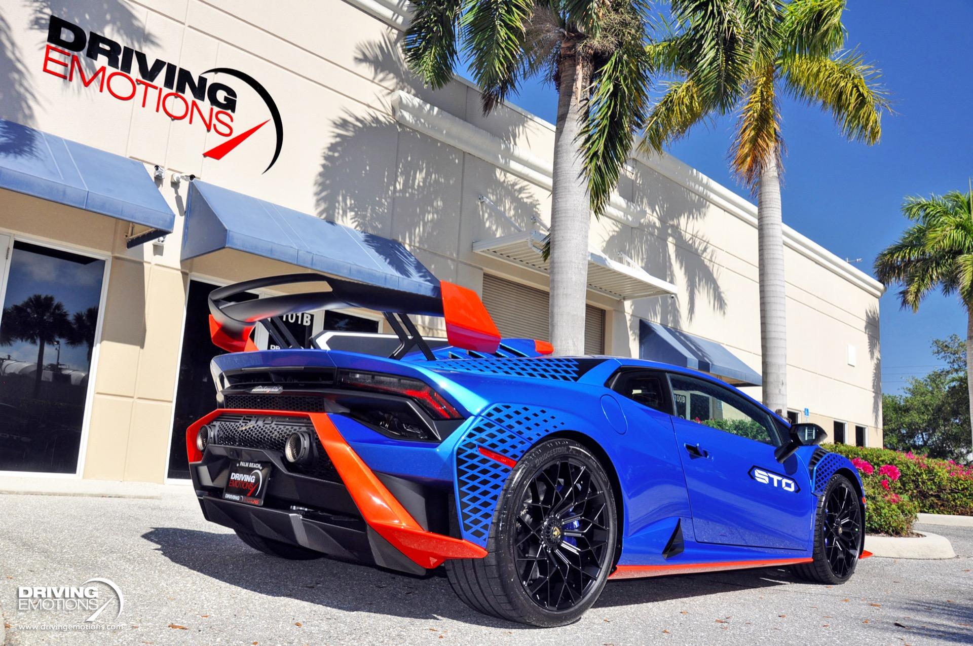 Used 2022 Lamborghini Huracan STO BLUE ELEOS! CARBON FIBER TRIM! FRONT LIFT! RARE!! | Lake Park, FL