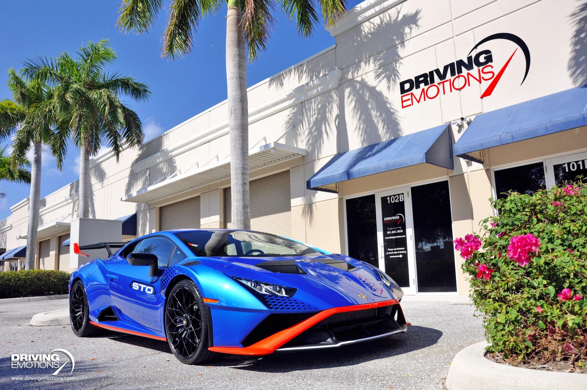Used 2022 Lamborghini Huracan STO BLUE ELEOS! CARBON FIBER TRIM! FRONT LIFT! RARE!! | St. Petersburg, FL