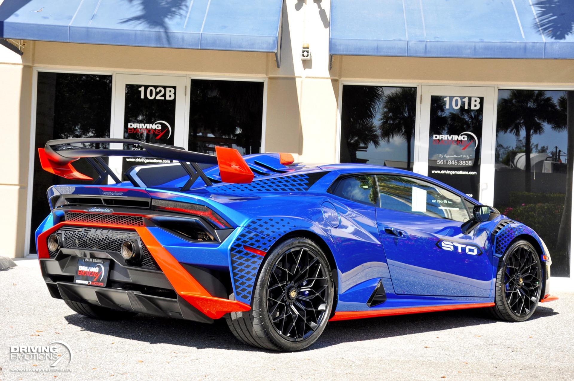 Used 2022 Lamborghini Huracan STO BLUE ELEOS! CARBON FIBER TRIM! FRONT LIFT! RARE!! | St. Petersburg, FL