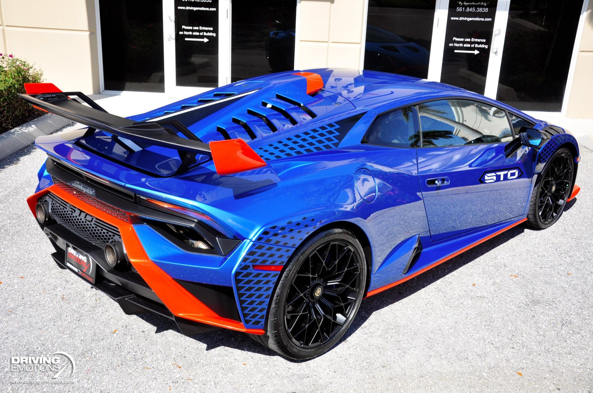 Used 2022 Lamborghini Huracan STO BLUE ELEOS! CARBON FIBER TRIM! FRONT LIFT! RARE!! | St. Petersburg, FL