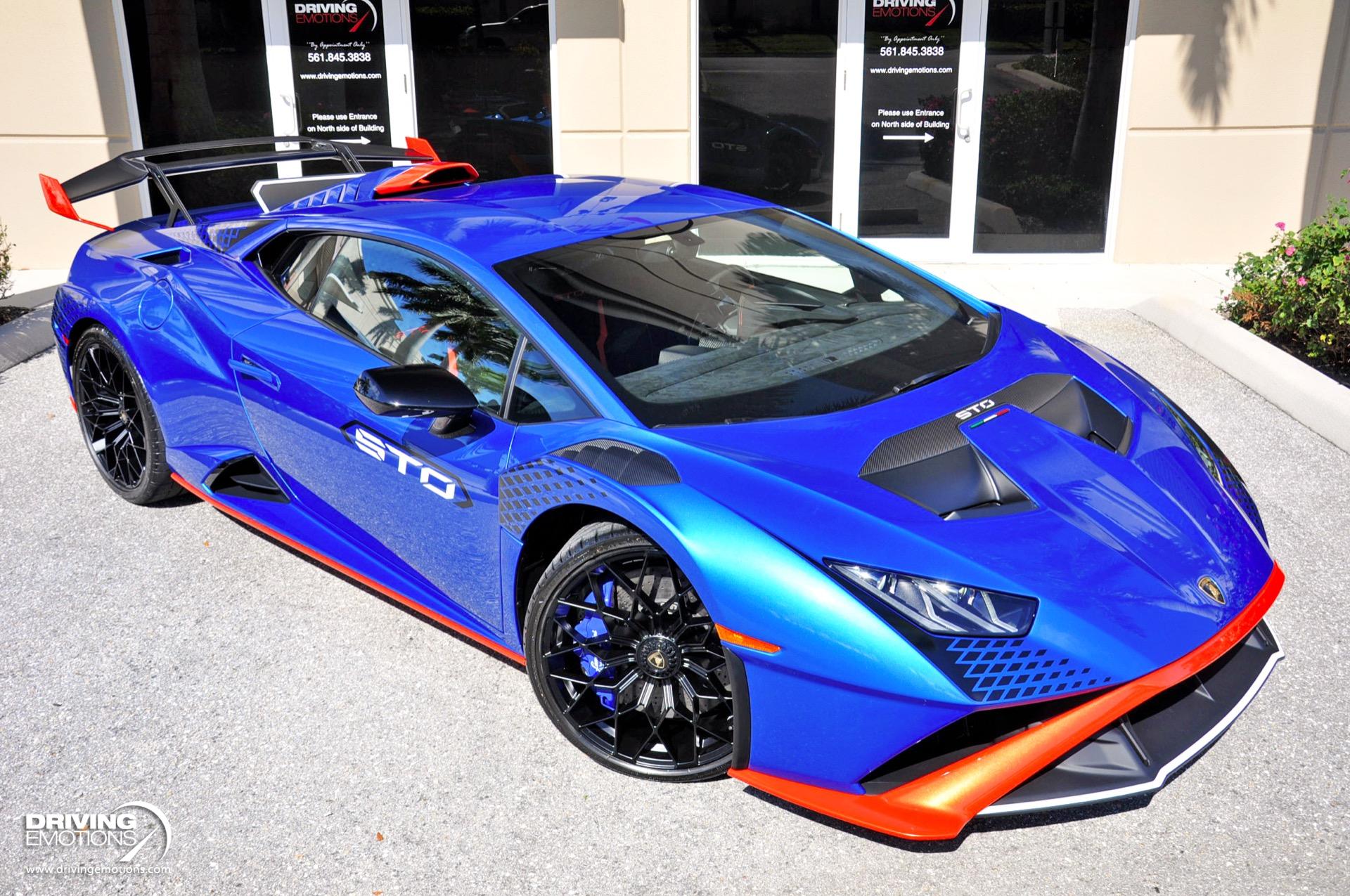 Used 2022 Lamborghini Huracan STO BLUE ELEOS! CARBON FIBER TRIM! FRONT LIFT! RARE!! | St. Petersburg, FL