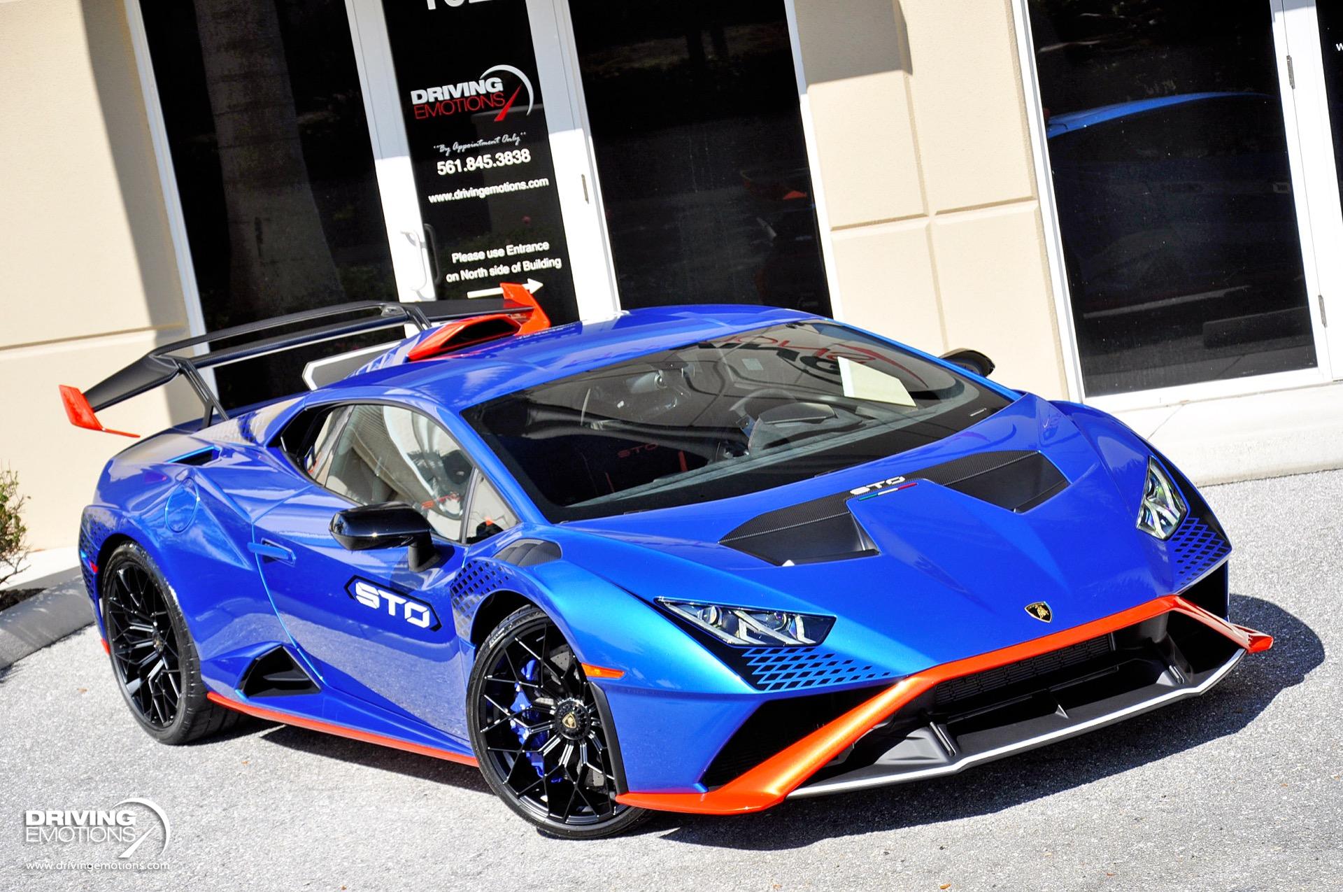 Used 2022 Lamborghini Huracan STO BLUE ELEOS! CARBON FIBER TRIM! FRONT LIFT! RARE!! | St. Petersburg, FL