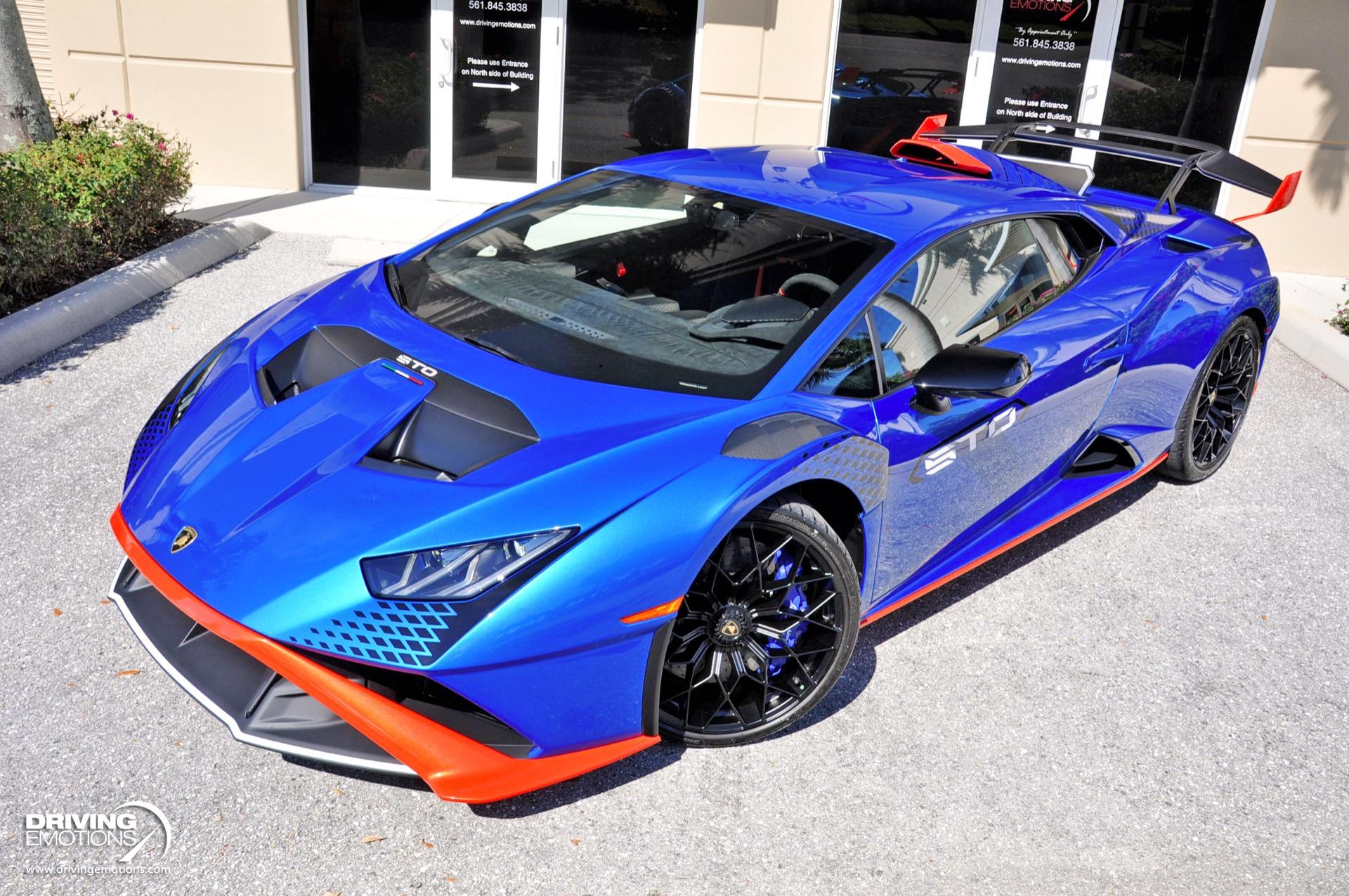 Used 2022 Lamborghini Huracan STO BLUE ELEOS! CARBON FIBER TRIM! FRONT LIFT! RARE!! | St. Petersburg, FL