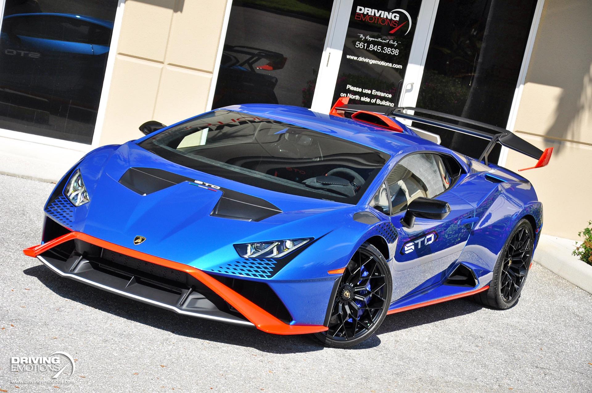 Used 2022 Lamborghini Huracan STO BLUE ELEOS! CARBON FIBER TRIM! FRONT LIFT! RARE!! | St. Petersburg, FL