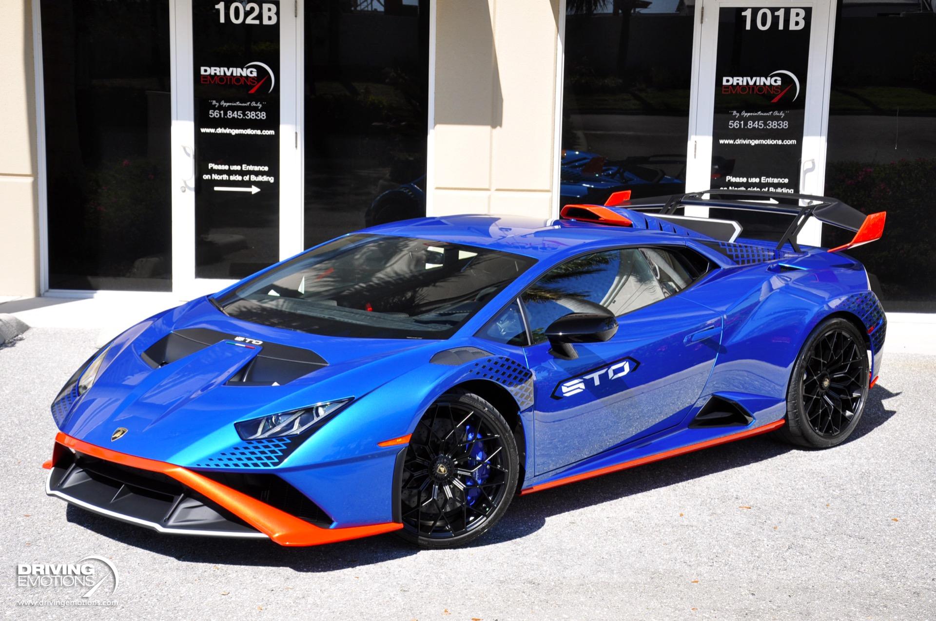 Used 2022 Lamborghini Huracan STO BLUE ELEOS! CARBON FIBER TRIM! FRONT LIFT! RARE!! | St. Petersburg, FL