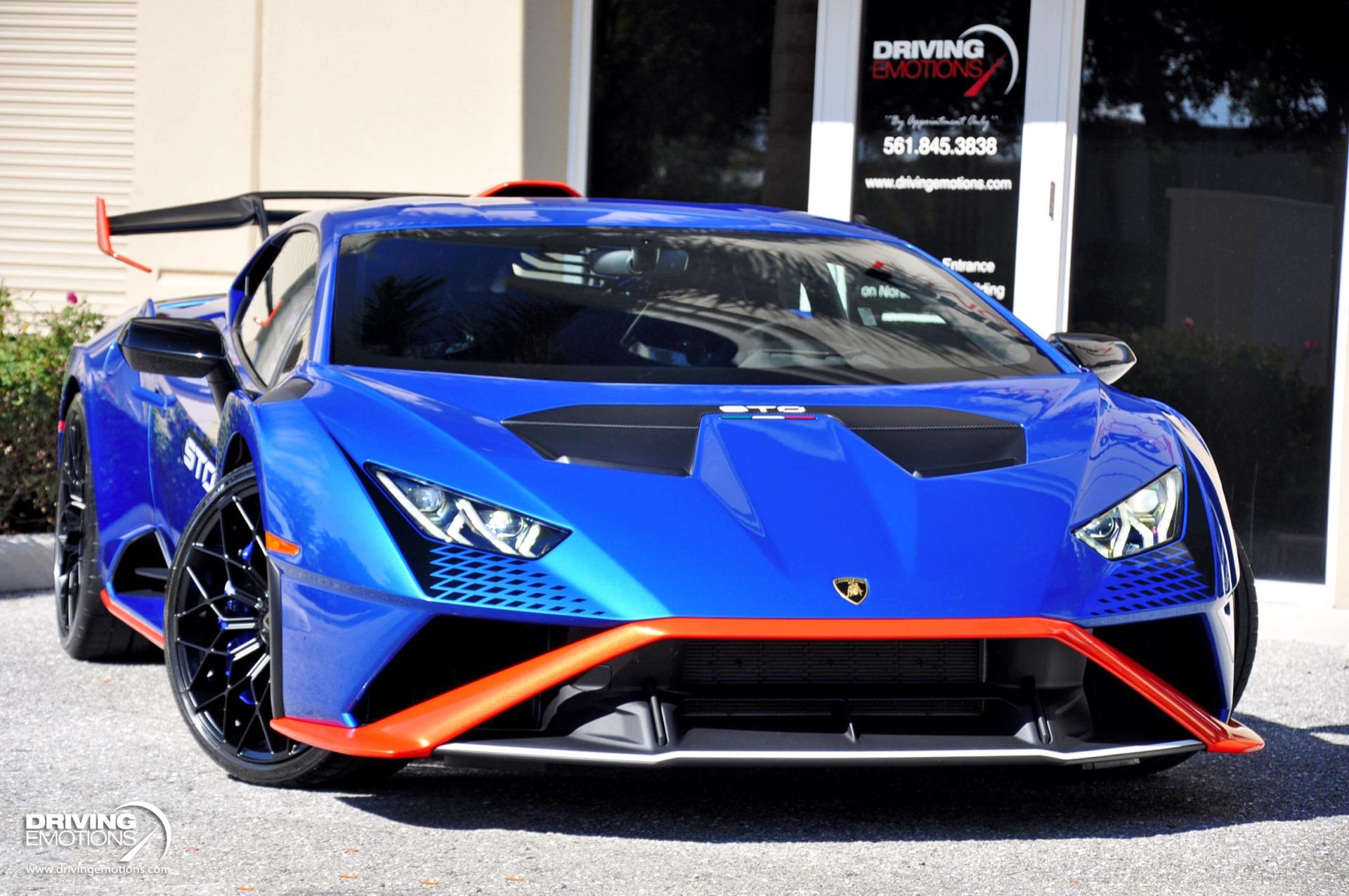 Used 2022 Lamborghini Huracan STO BLUE ELEOS! CARBON FIBER TRIM! FRONT LIFT! RARE!! | St. Petersburg, FL