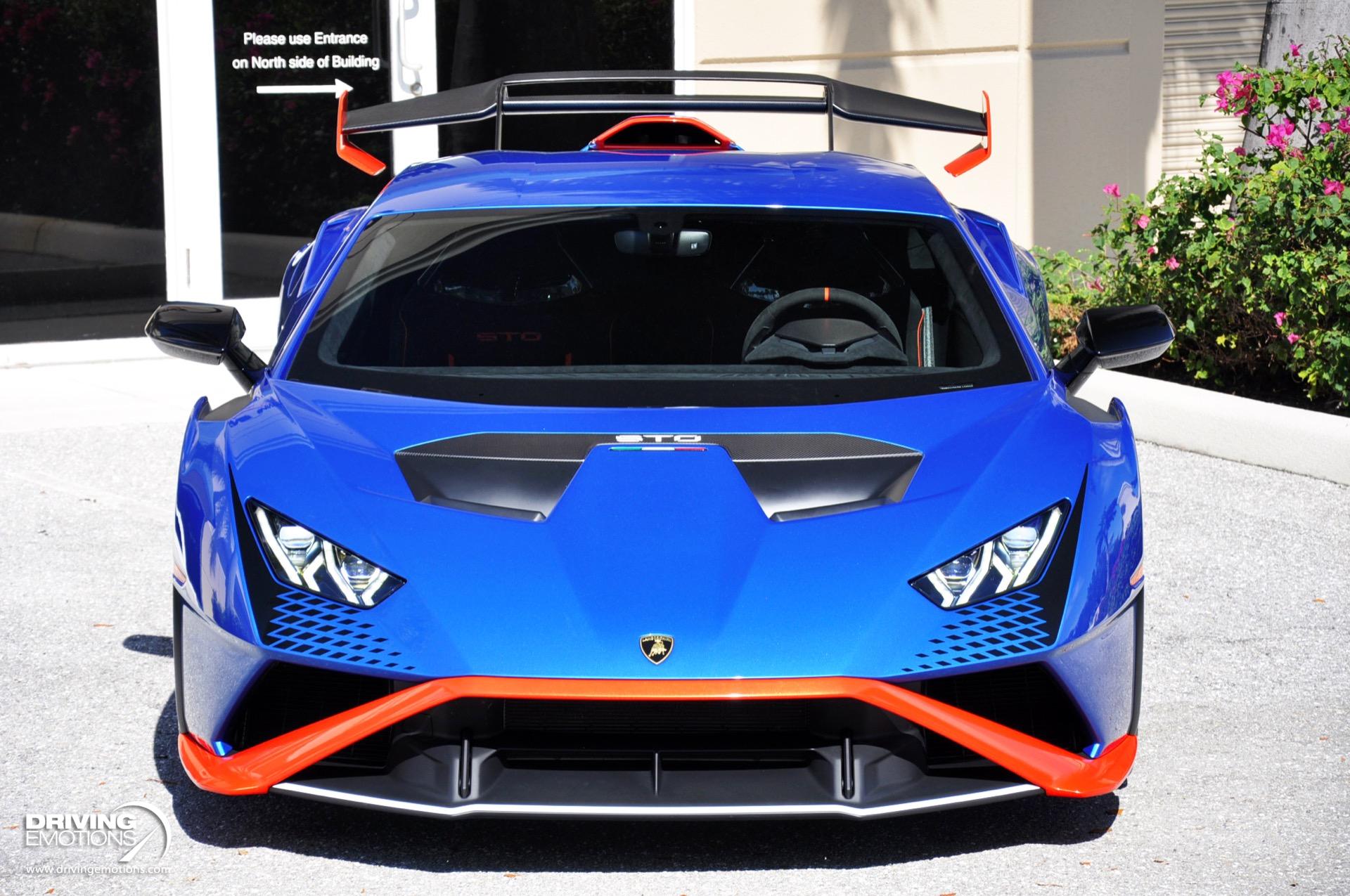 Used 2022 Lamborghini Huracan STO BLUE ELEOS! CARBON FIBER TRIM! FRONT LIFT! RARE!! | St. Petersburg, FL