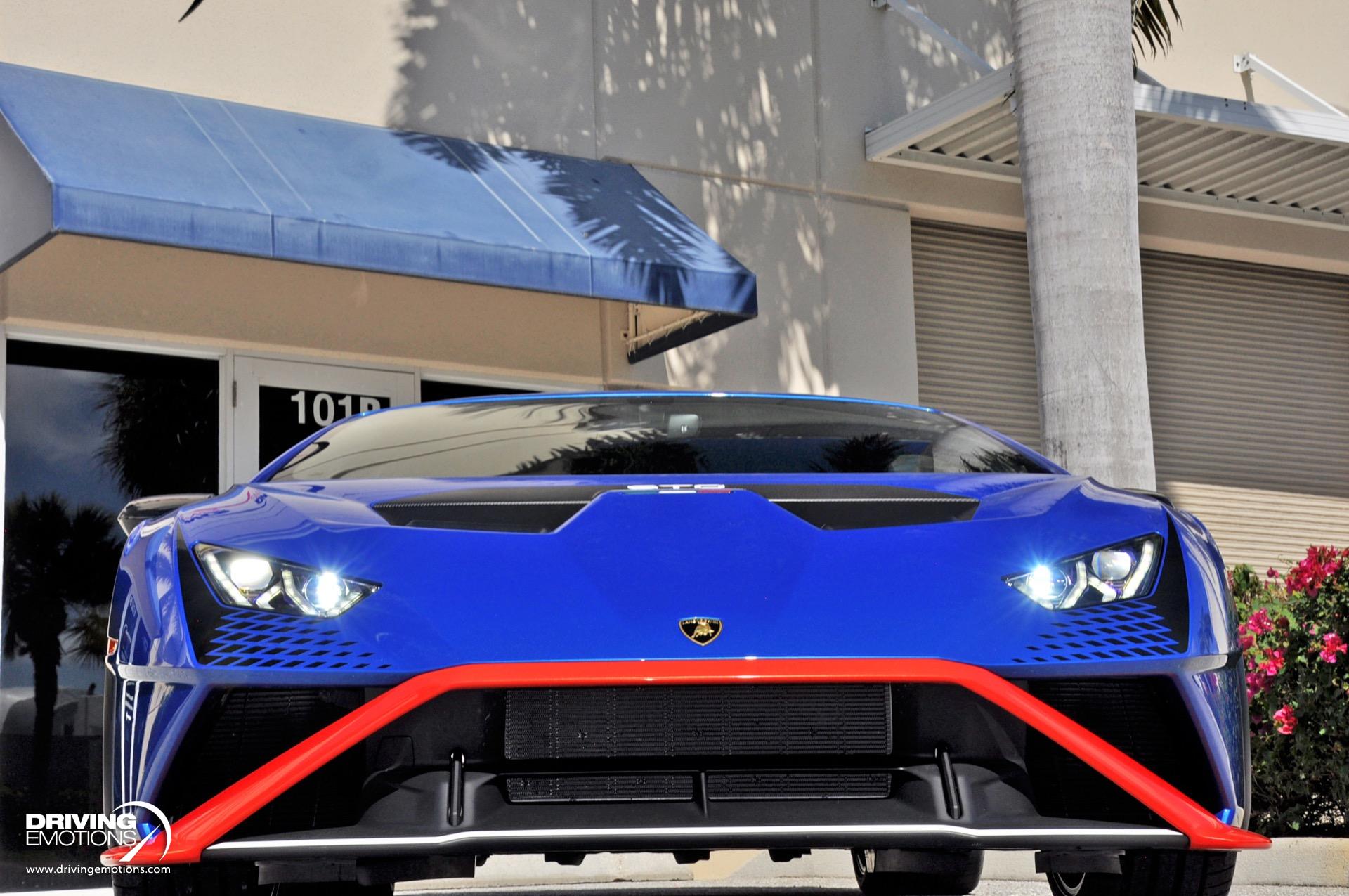Used 2022 Lamborghini Huracan STO BLUE ELEOS! CARBON FIBER TRIM! FRONT LIFT! RARE!! | St. Petersburg, FL