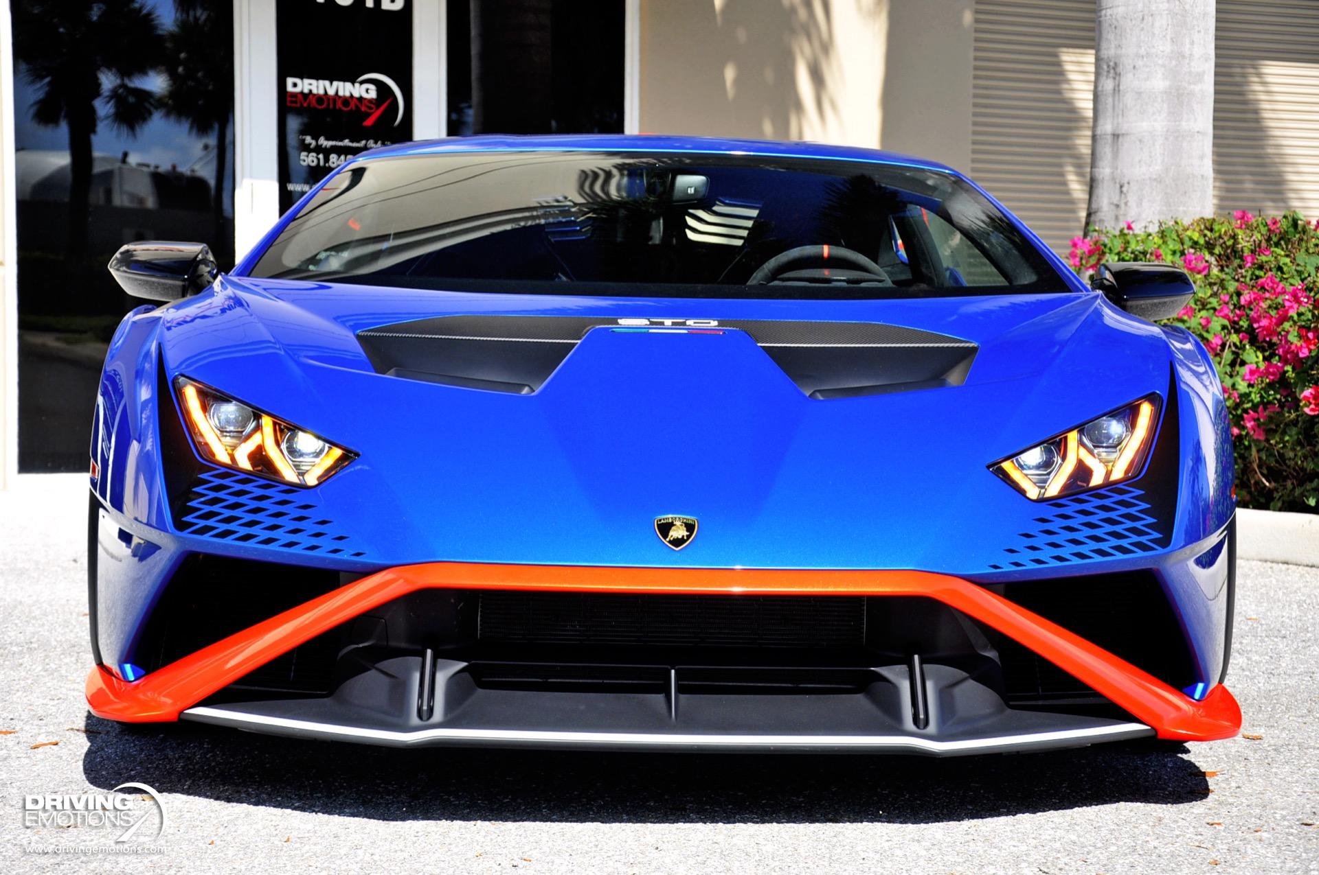 Used 2022 Lamborghini Huracan STO BLUE ELEOS! CARBON FIBER TRIM! FRONT LIFT! RARE!! | St. Petersburg, FL