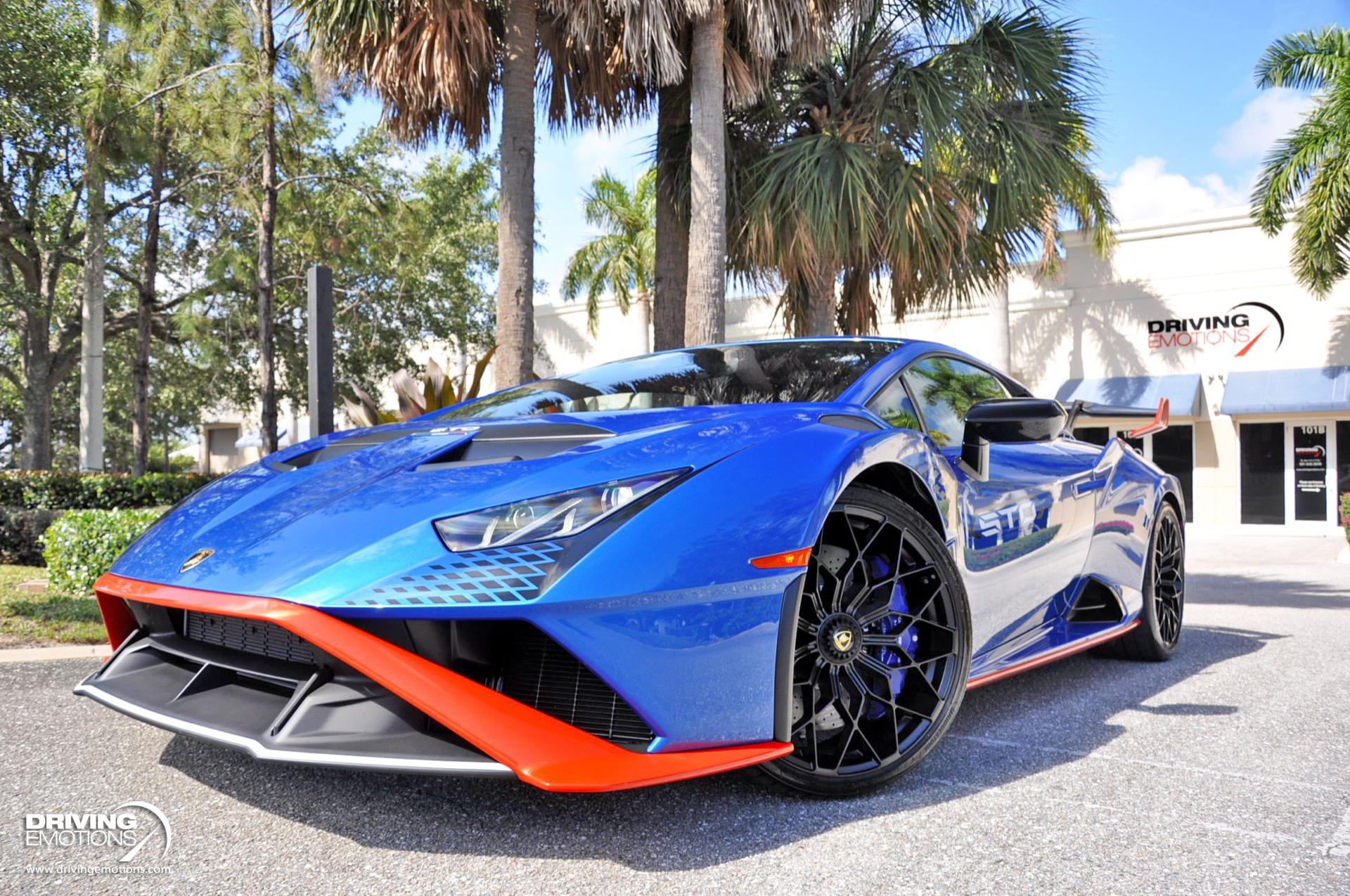 Used 2022 Lamborghini Huracan STO BLUE ELEOS! CARBON FIBER TRIM! FRONT LIFT! RARE!! | St. Petersburg, FL