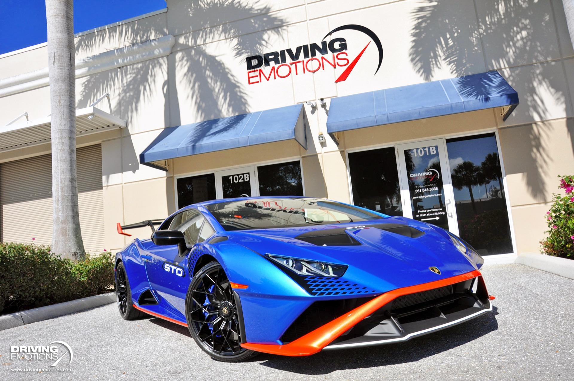Used 2022 Lamborghini Huracan STO BLUE ELEOS! CARBON FIBER TRIM! FRONT LIFT! RARE!! | St. Petersburg, FL