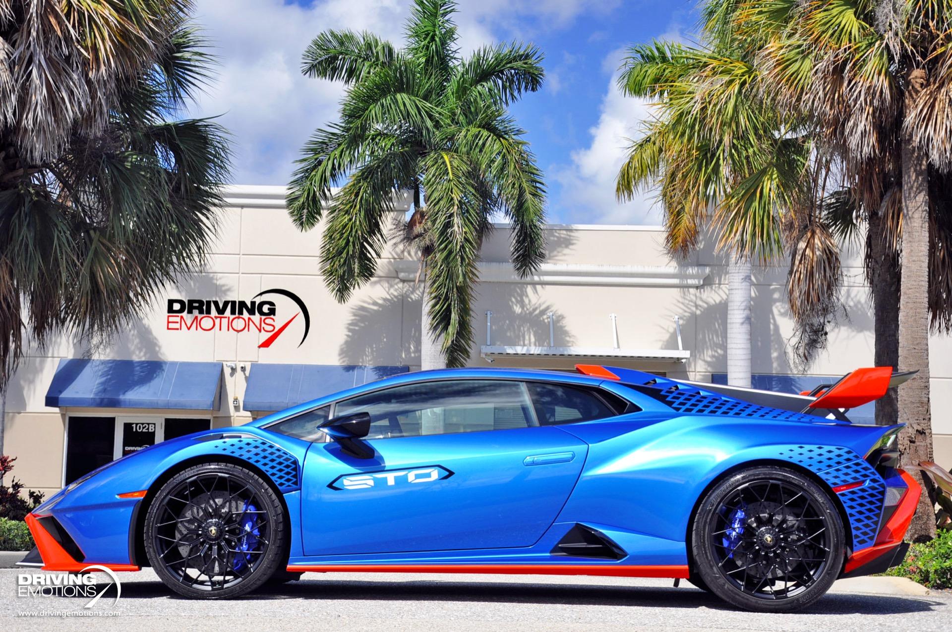 Used 2022 Lamborghini Huracan STO BLUE ELEOS! CARBON FIBER TRIM! FRONT LIFT! RARE!! | St. Petersburg, FL