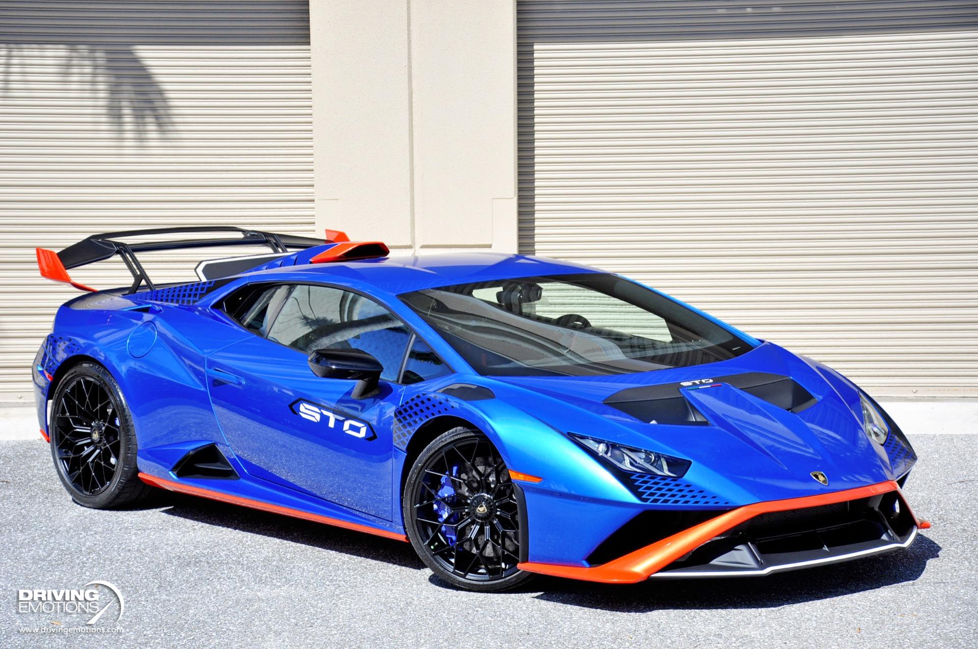 Used 2022 Lamborghini Huracan STO BLUE ELEOS! CARBON FIBER TRIM! FRONT LIFT! RARE!! | St. Petersburg, FL