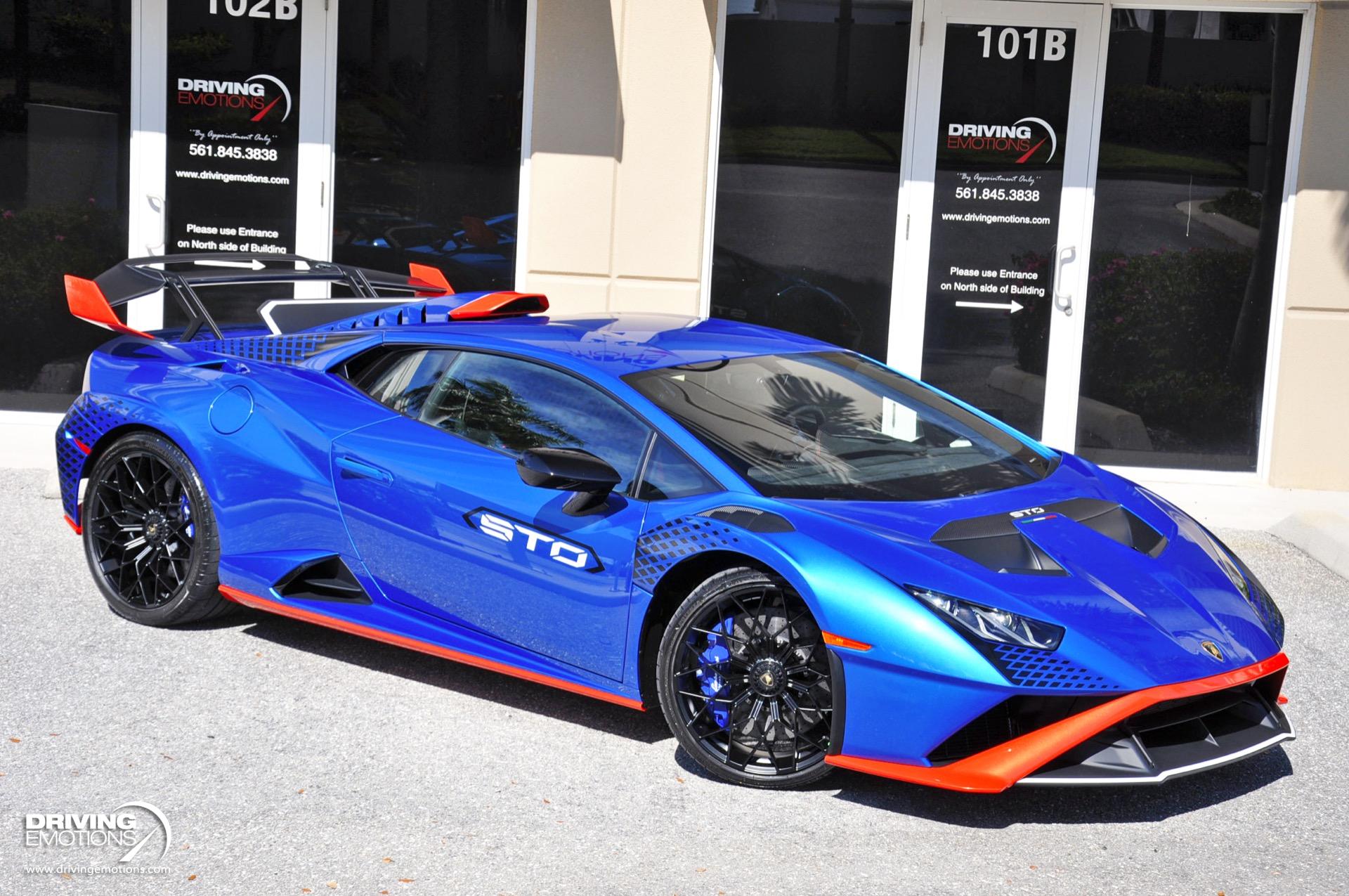 Used 2022 Lamborghini Huracan STO BLUE ELEOS! CARBON FIBER TRIM! FRONT LIFT! RARE!! | St. Petersburg, FL