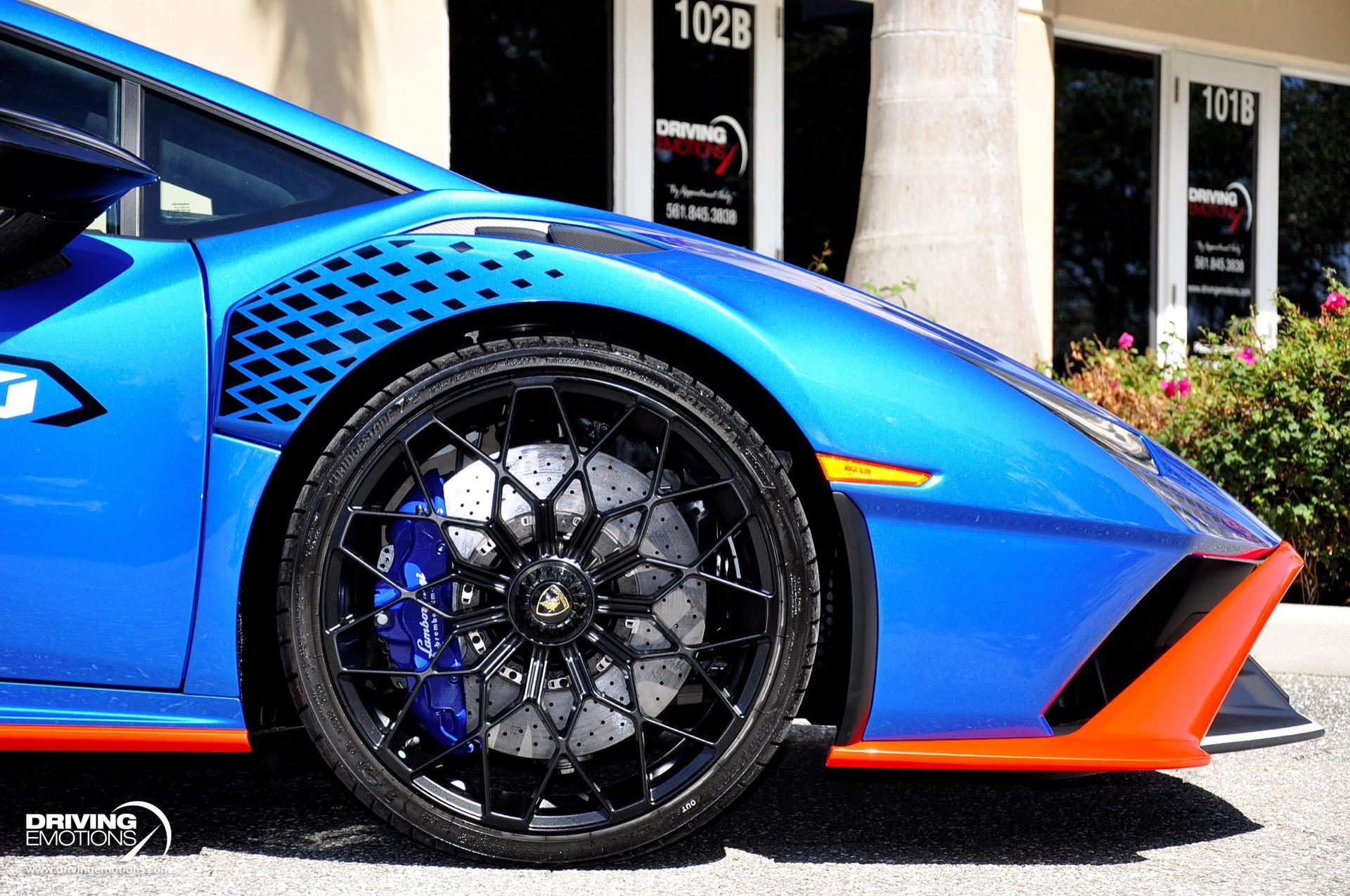 Used 2022 Lamborghini Huracan STO BLUE ELEOS! CARBON FIBER TRIM! FRONT LIFT! RARE!! | St. Petersburg, FL