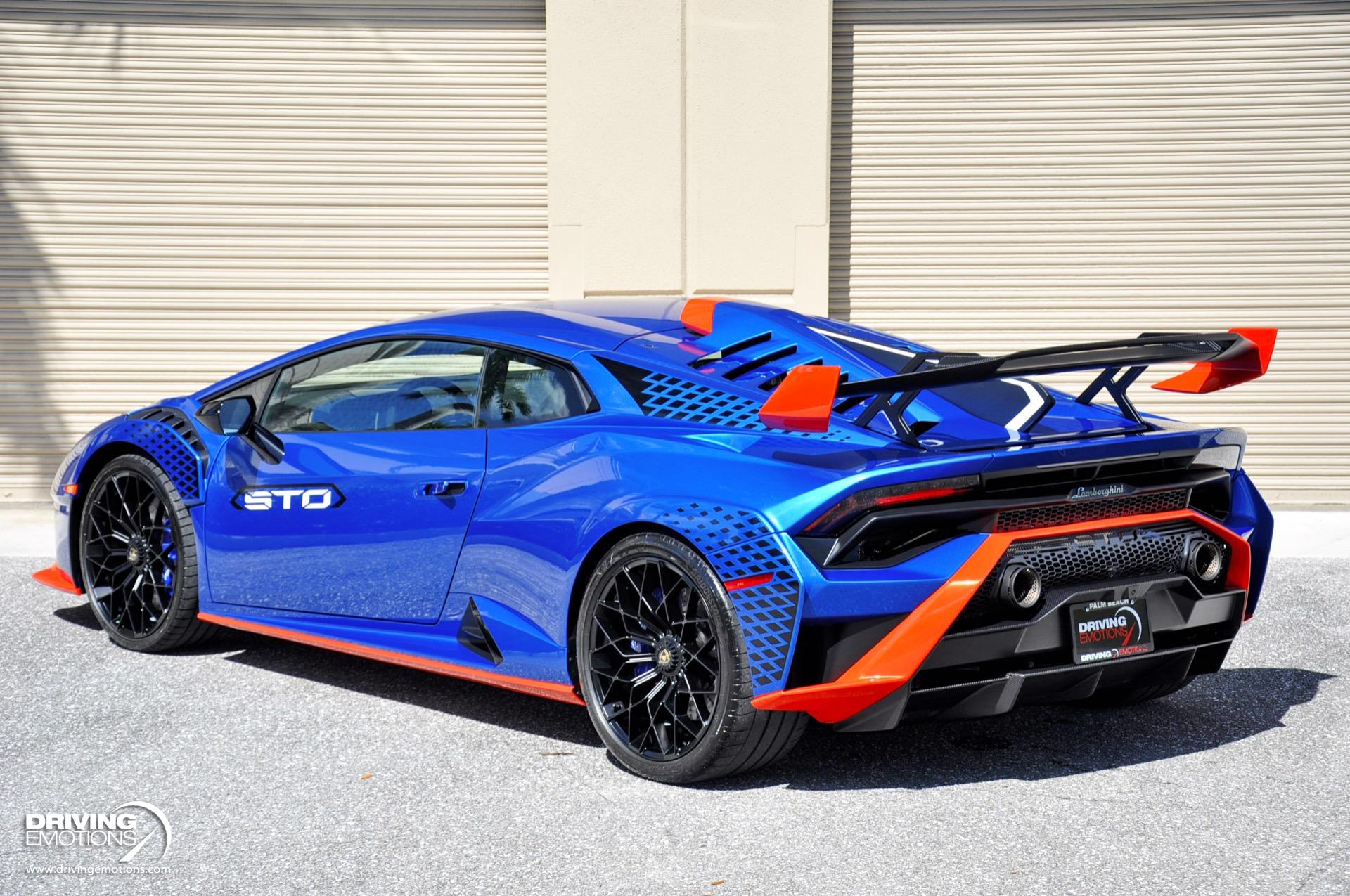 Used 2022 Lamborghini Huracan STO BLUE ELEOS! CARBON FIBER TRIM! FRONT LIFT! RARE!! | St. Petersburg, FL