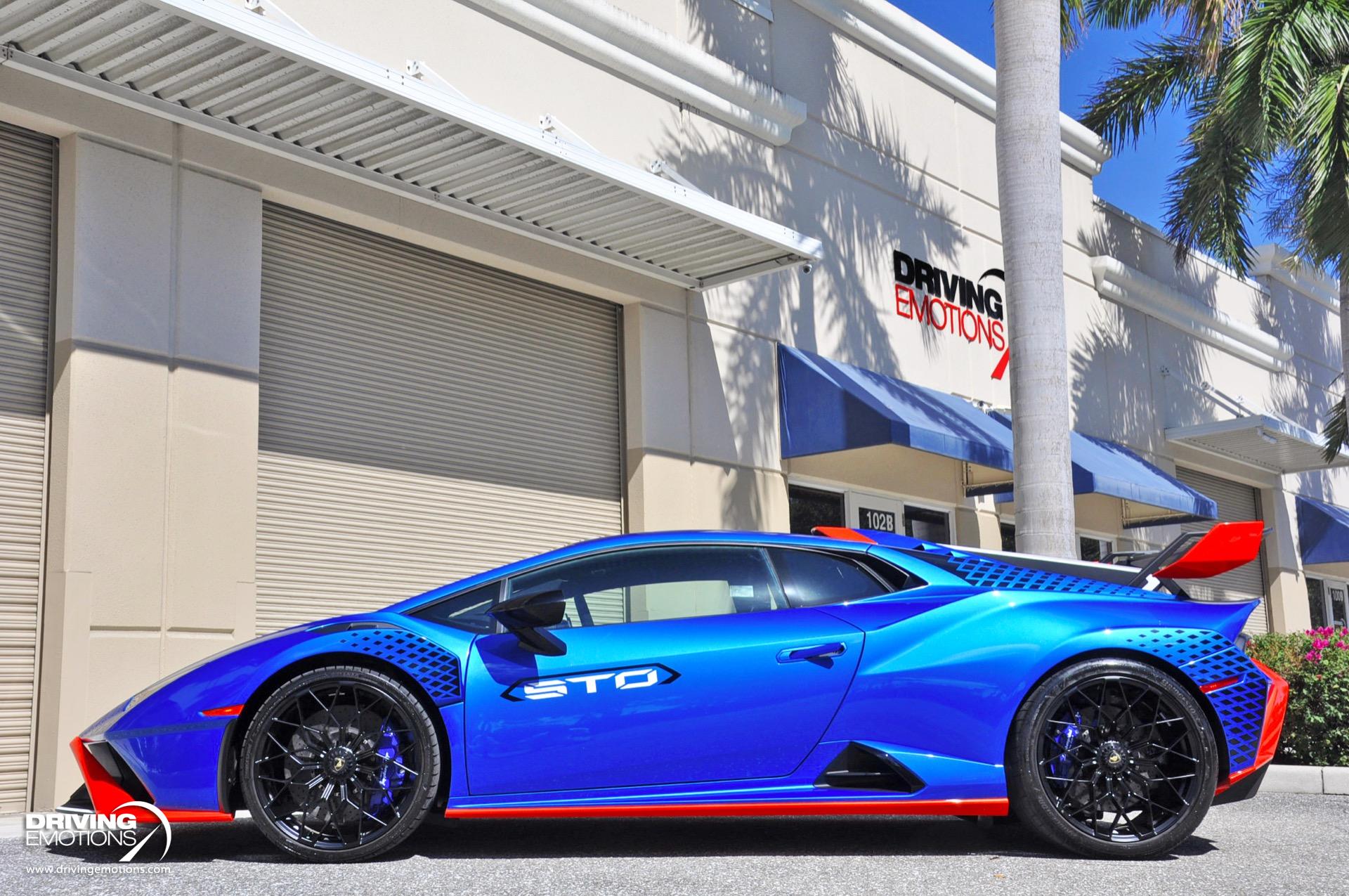 Used 2022 Lamborghini Huracan STO BLUE ELEOS! CARBON FIBER TRIM! FRONT LIFT! RARE!! | St. Petersburg, FL
