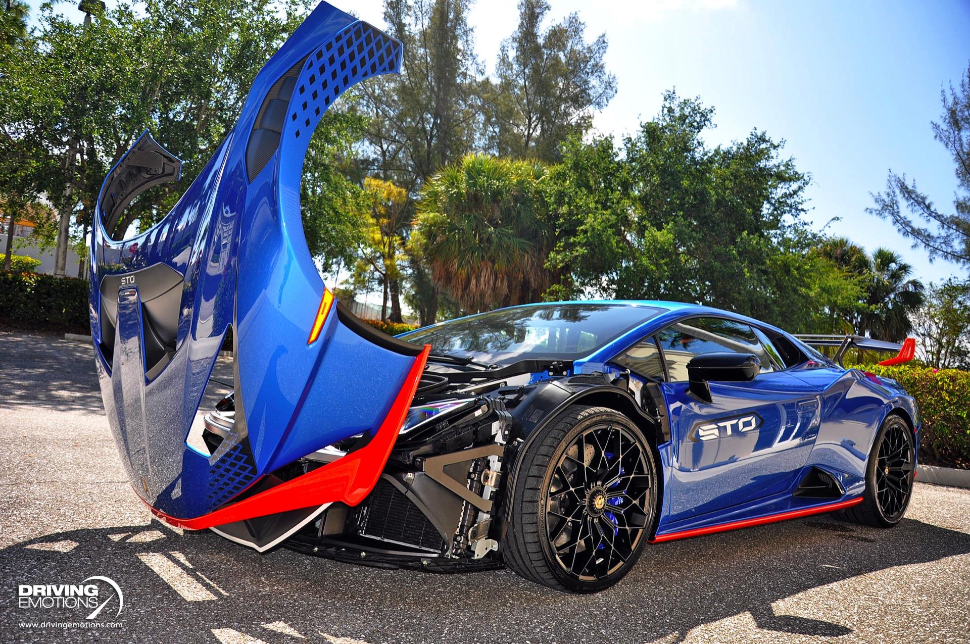 Used 2022 Lamborghini Huracan STO BLUE ELEOS! CARBON FIBER TRIM! FRONT LIFT! RARE!! | St. Petersburg, FL