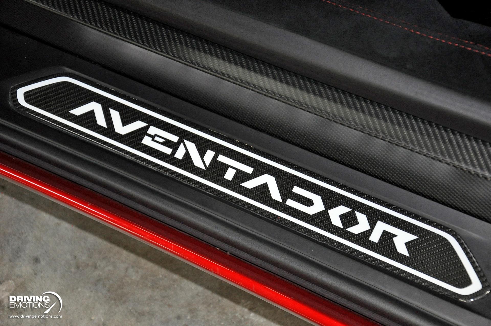 Used 2017 Lamborghini Aventador SV LP750-4 Super Veloce LP 750-4 SV ROSSO BIA! CARBON FIBER! RARE!! | Lake Park, FL