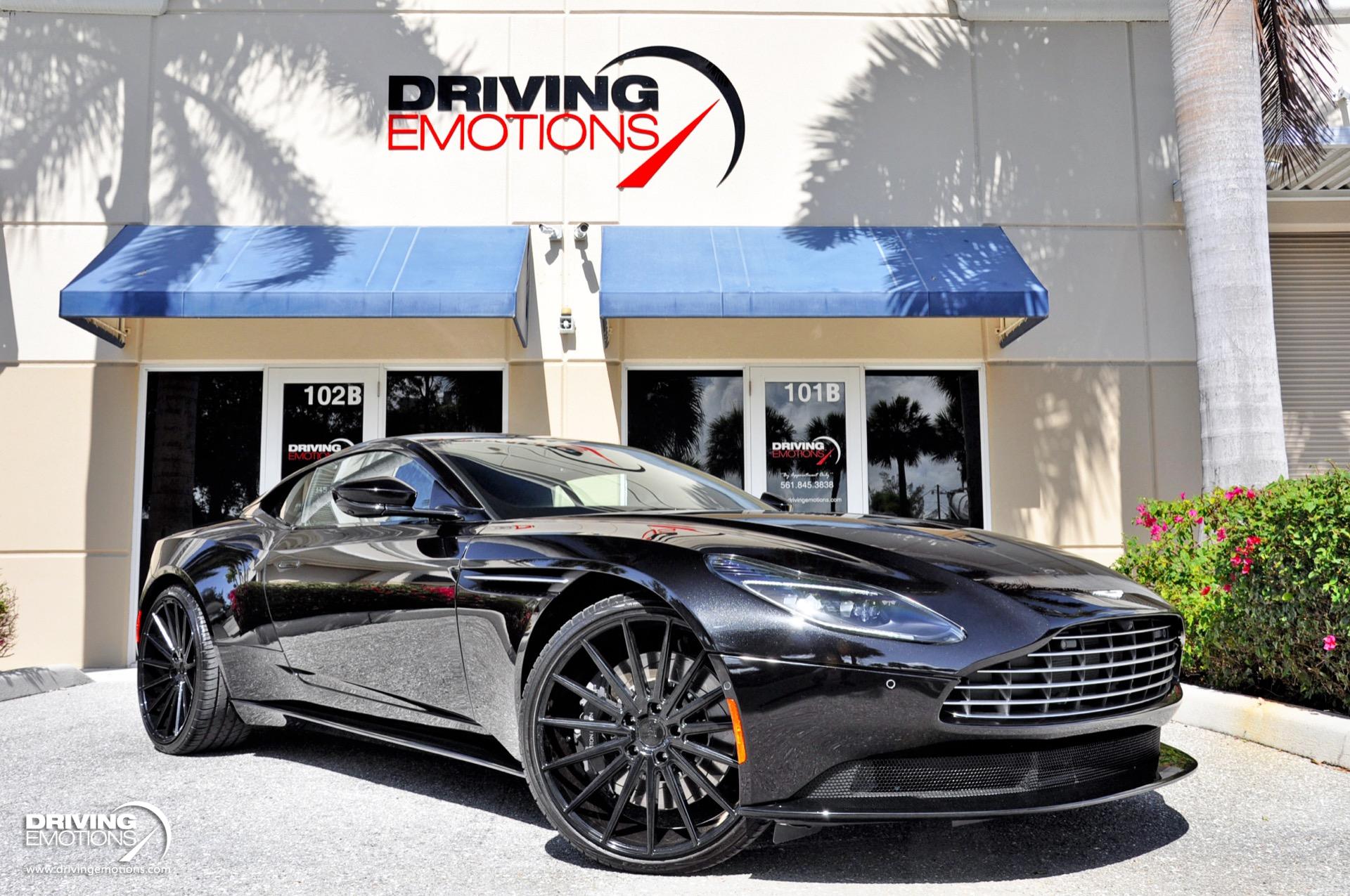 Used 2019 Aston Martin DB11 V8 COUPE! CUSTOM SAVINI WHEELS! METALLIC BLACK PAINT! LOW MILES!! | Lake Park, FL