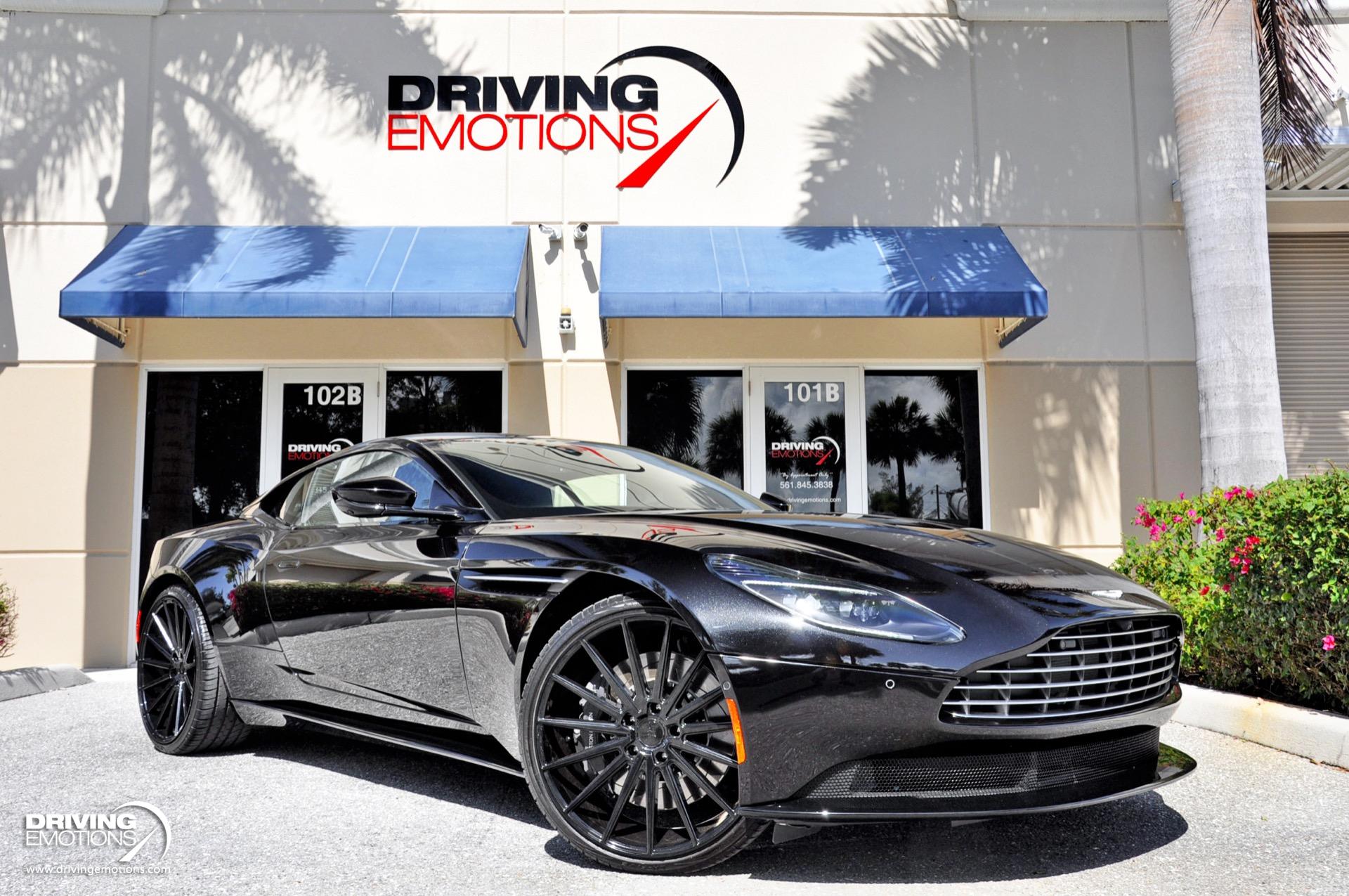 Used 2019 Aston Martin DB11 V8 COUPE! CUSTOM SAVINI WHEELS! METALLIC BLACK PAINT! LOW MILES!! | St. Petersburg, FL