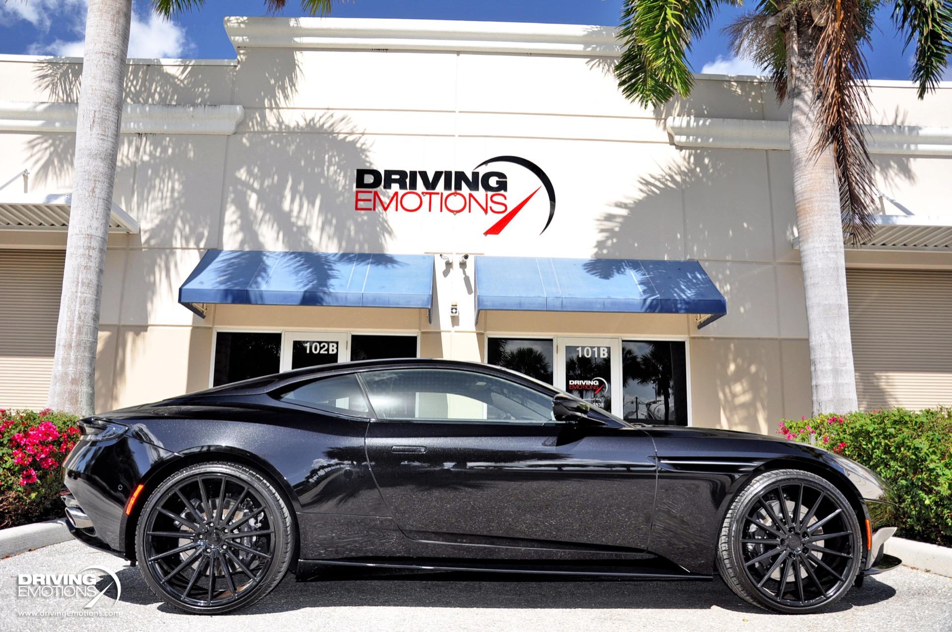 Used 2019 Aston Martin DB11 V8 COUPE! CUSTOM SAVINI WHEELS! METALLIC BLACK PAINT! LOW MILES!! | St. Petersburg, FL