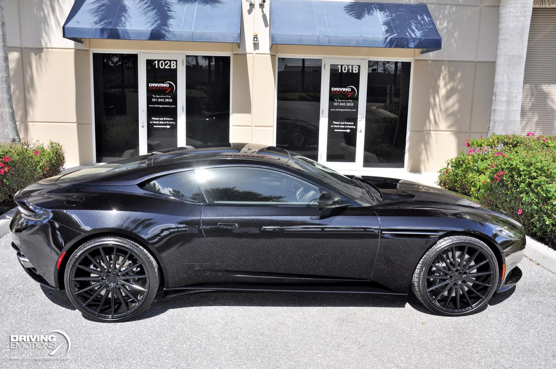 Used 2019 Aston Martin DB11 V8 COUPE! CUSTOM SAVINI WHEELS! METALLIC BLACK PAINT! LOW MILES!! | St. Petersburg, FL