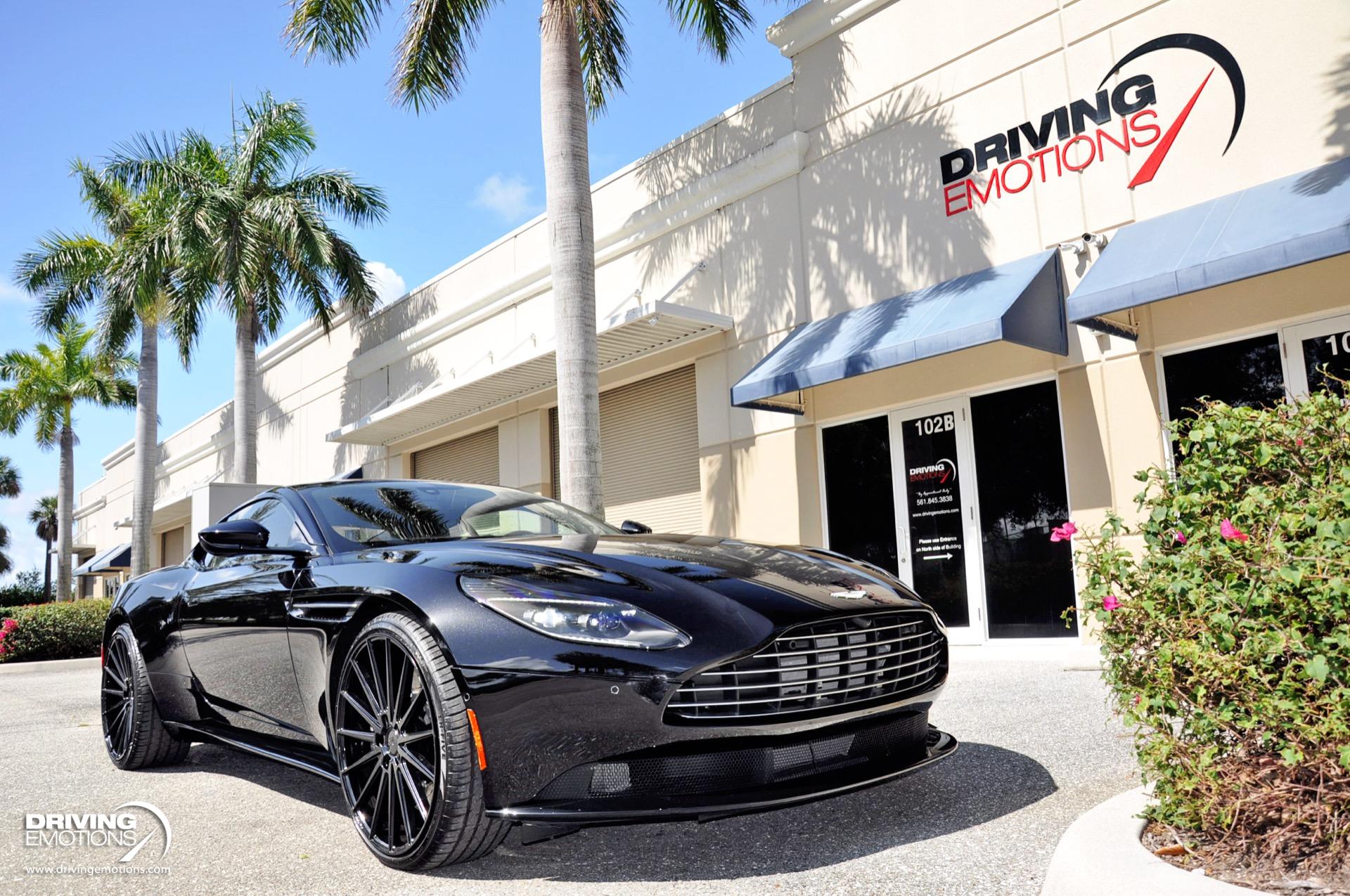 Used 2019 Aston Martin DB11 V8 COUPE! CUSTOM SAVINI WHEELS! METALLIC BLACK PAINT! LOW MILES!! | St. Petersburg, FL