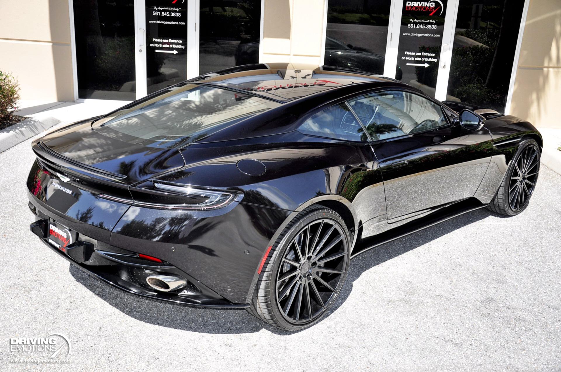 Used 2019 Aston Martin DB11 V8 COUPE! CUSTOM SAVINI WHEELS! METALLIC BLACK PAINT! LOW MILES!! | St. Petersburg, FL