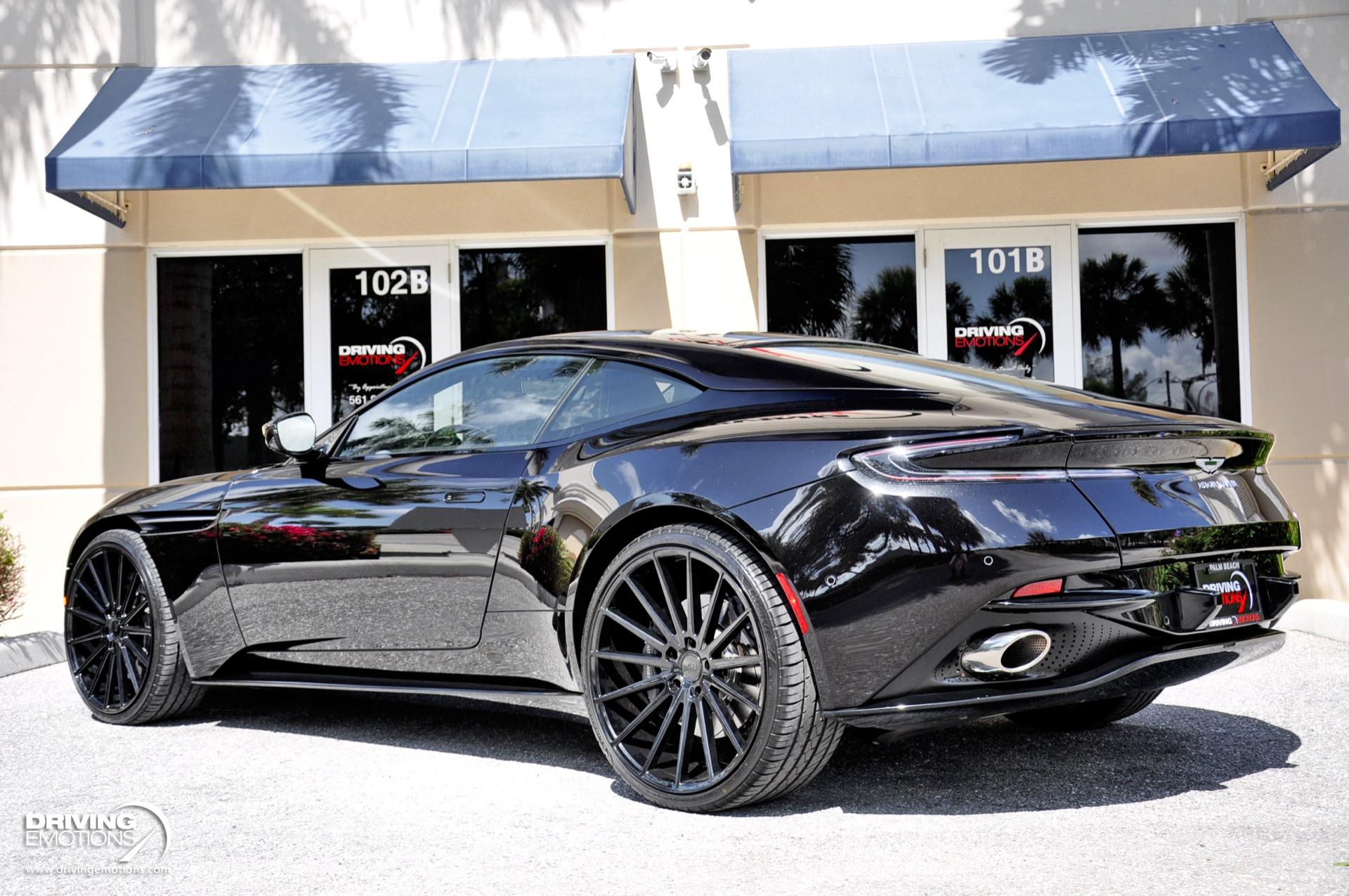 Used 2019 Aston Martin DB11 V8 COUPE! CUSTOM SAVINI WHEELS! METALLIC BLACK PAINT! LOW MILES!! | St. Petersburg, FL