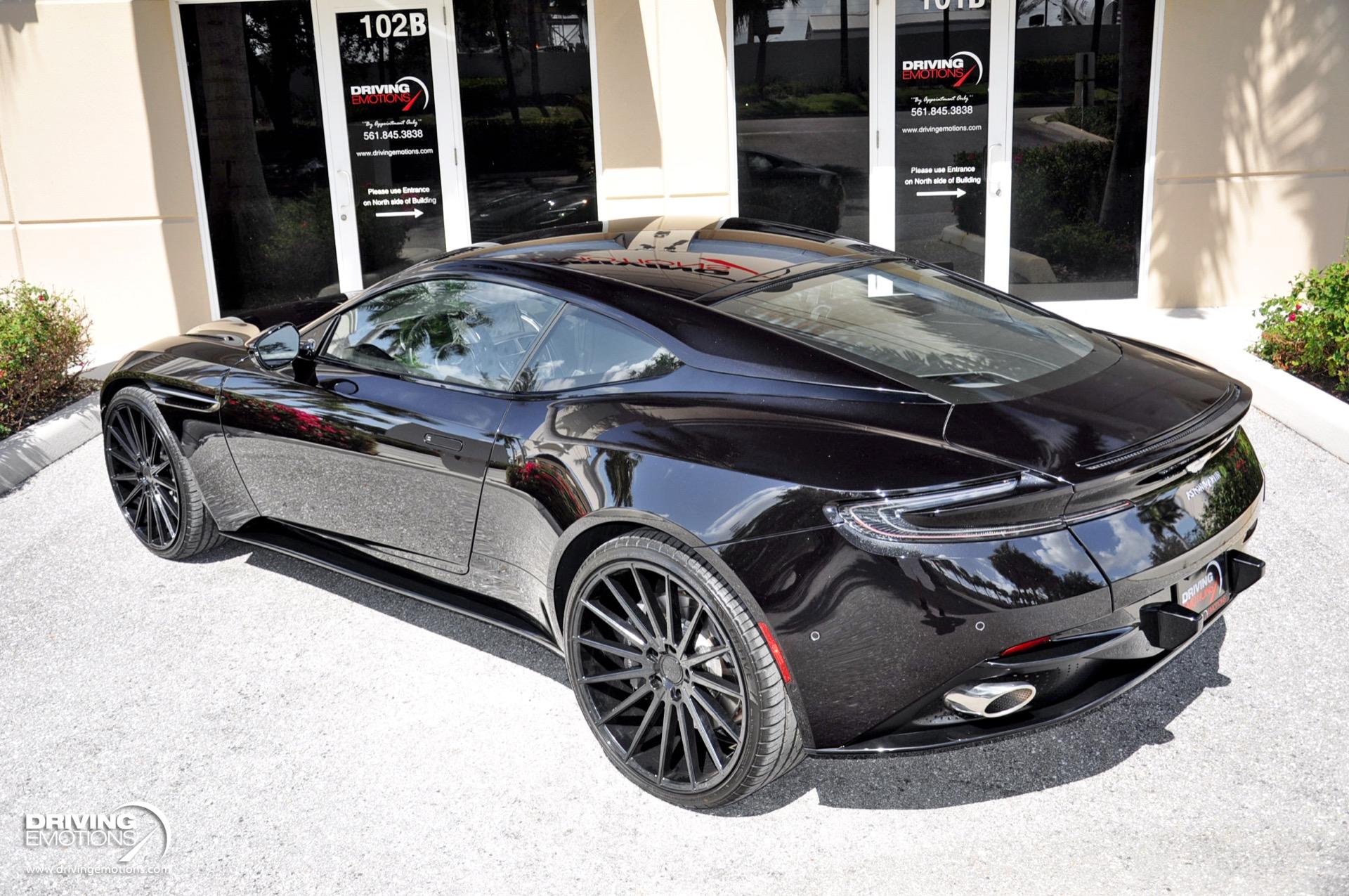 Used 2019 Aston Martin DB11 V8 COUPE! CUSTOM SAVINI WHEELS! METALLIC BLACK PAINT! LOW MILES!! | St. Petersburg, FL