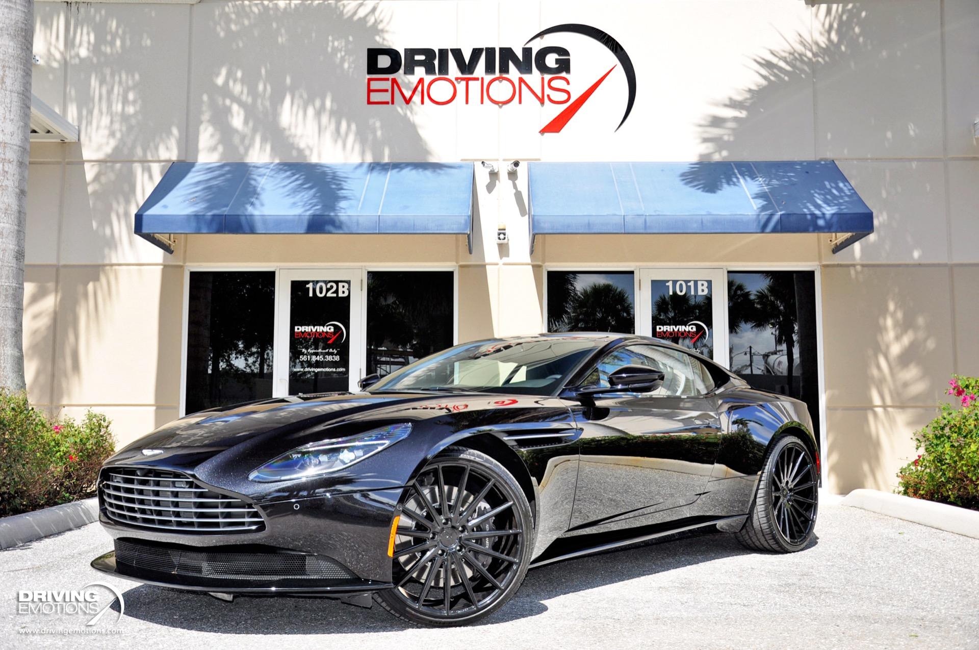 Used 2019 Aston Martin DB11 V8 COUPE! CUSTOM SAVINI WHEELS! METALLIC BLACK PAINT! LOW MILES!! | St. Petersburg, FL