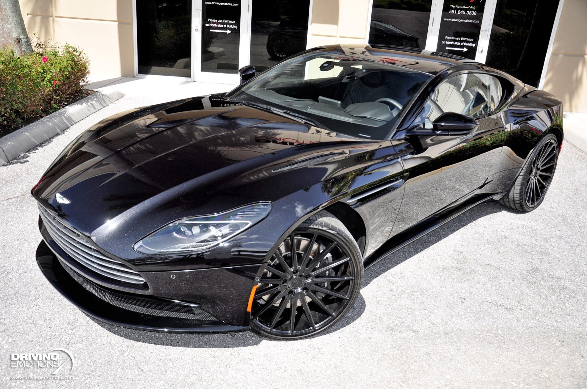 Used 2019 Aston Martin DB11 V8 COUPE! CUSTOM SAVINI WHEELS! METALLIC BLACK PAINT! LOW MILES!! | St. Petersburg, FL