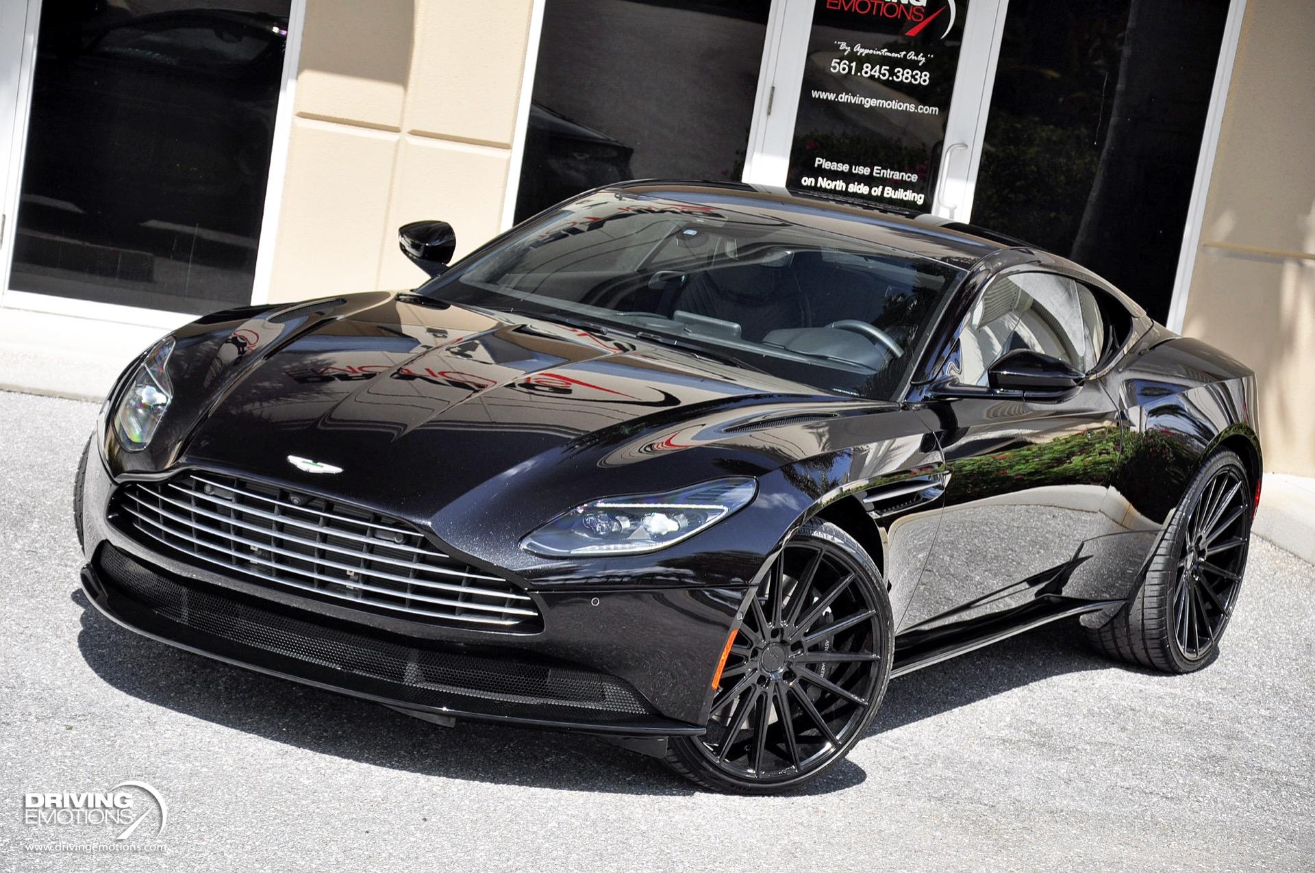 Used 2019 Aston Martin DB11 V8 COUPE! CUSTOM SAVINI WHEELS! METALLIC BLACK PAINT! LOW MILES!! | St. Petersburg, FL