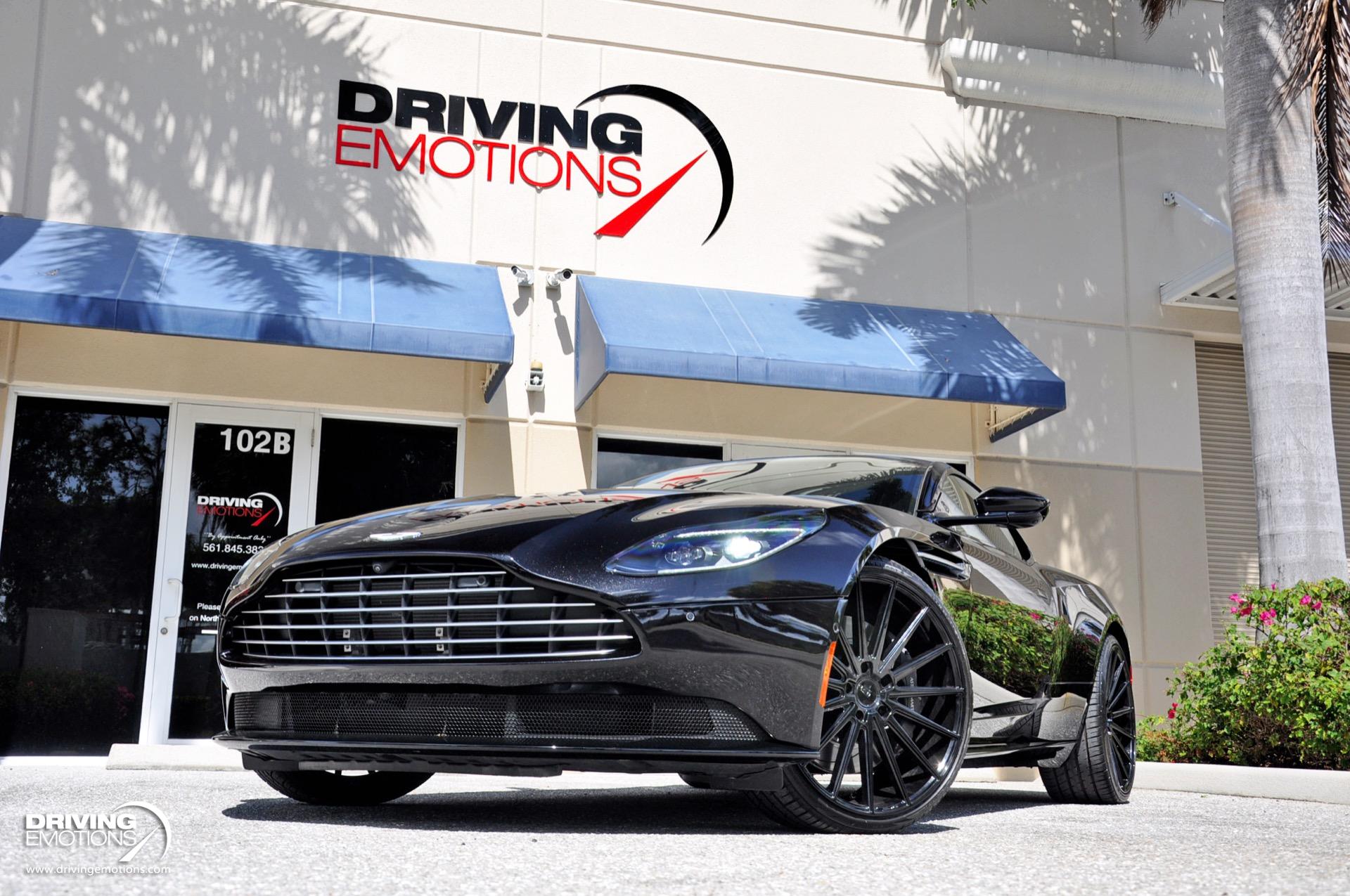 Used 2019 Aston Martin DB11 V8 COUPE! CUSTOM SAVINI WHEELS! METALLIC BLACK PAINT! LOW MILES!! | St. Petersburg, FL