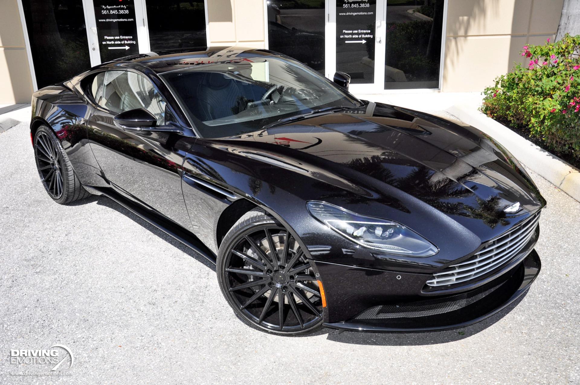Used 2019 Aston Martin DB11 V8 COUPE! CUSTOM SAVINI WHEELS! METALLIC BLACK PAINT! LOW MILES!! | St. Petersburg, FL