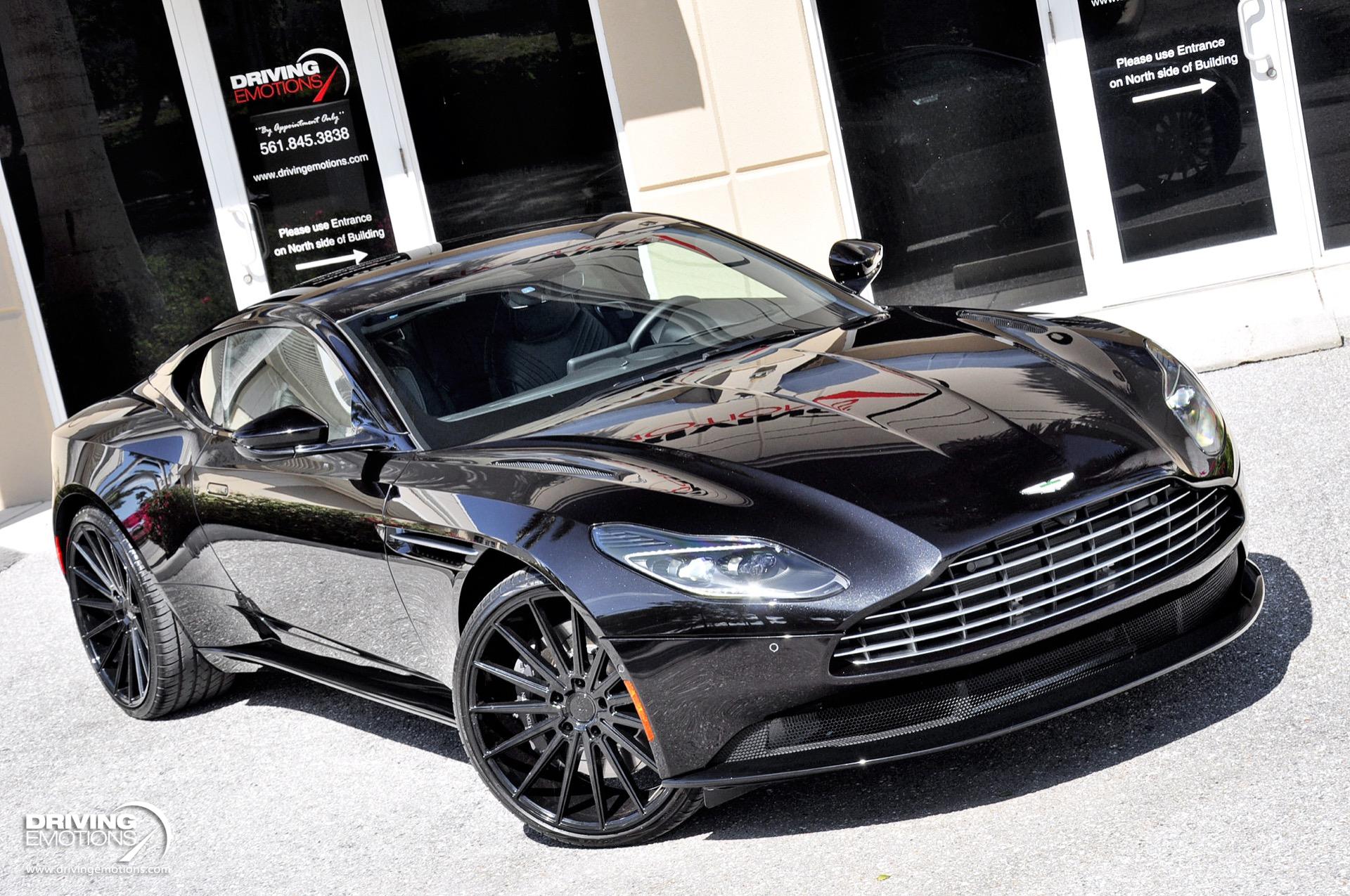 Used 2019 Aston Martin DB11 V8 COUPE! CUSTOM SAVINI WHEELS! METALLIC BLACK PAINT! LOW MILES!! | St. Petersburg, FL