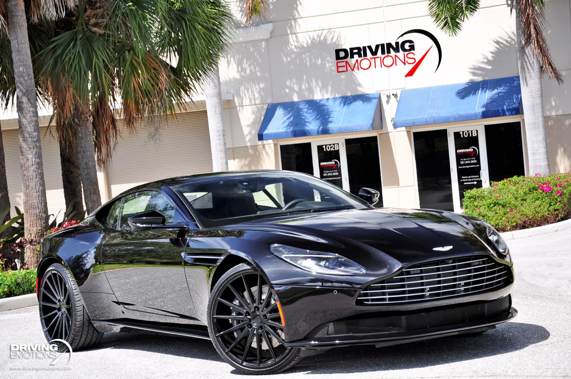 Used 2019 Aston Martin DB11 V8 COUPE! CUSTOM SAVINI WHEELS! METALLIC BLACK PAINT! LOW MILES!! | St. Petersburg, FL