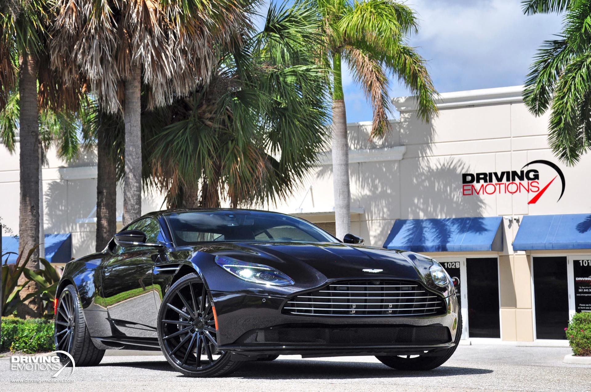 Used 2019 Aston Martin DB11 V8 COUPE! CUSTOM SAVINI WHEELS! METALLIC BLACK PAINT! LOW MILES!! | St. Petersburg, FL