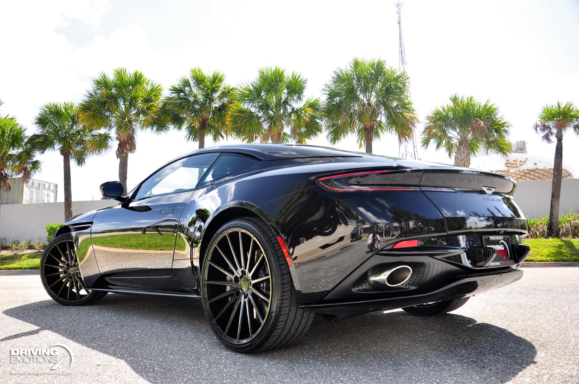 Used 2019 Aston Martin DB11 V8 COUPE! CUSTOM SAVINI WHEELS! METALLIC BLACK PAINT! LOW MILES!! | St. Petersburg, FL